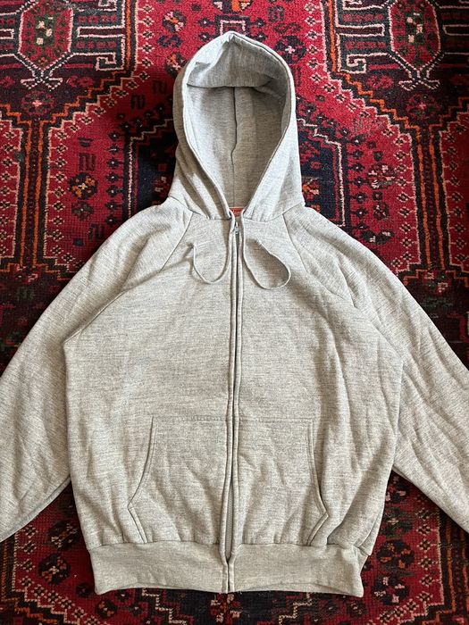 Vintage Vintage waffle lined zip up hoodie Grailed