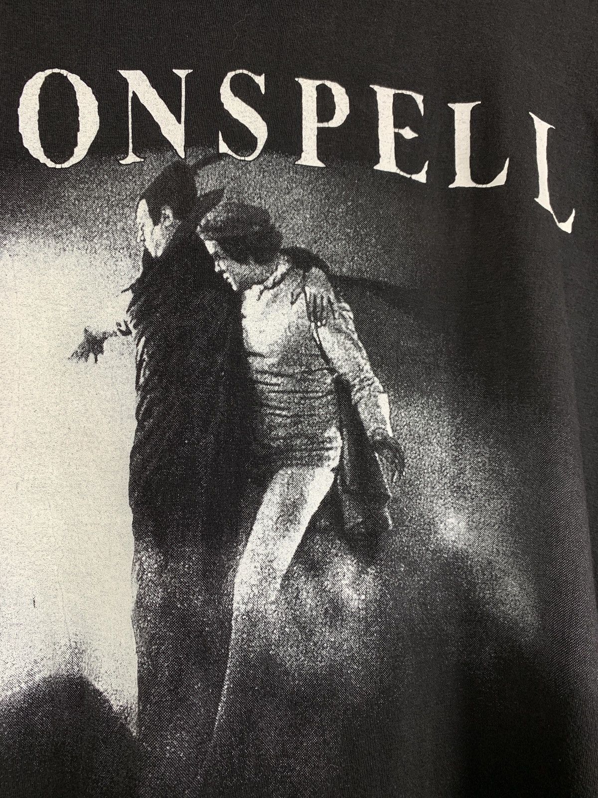 Band Tees Vintage Moonspell Mephisto Faded Black Band T-Shirt Size US XL / EU 56 / 4 - 8 Thumbnail