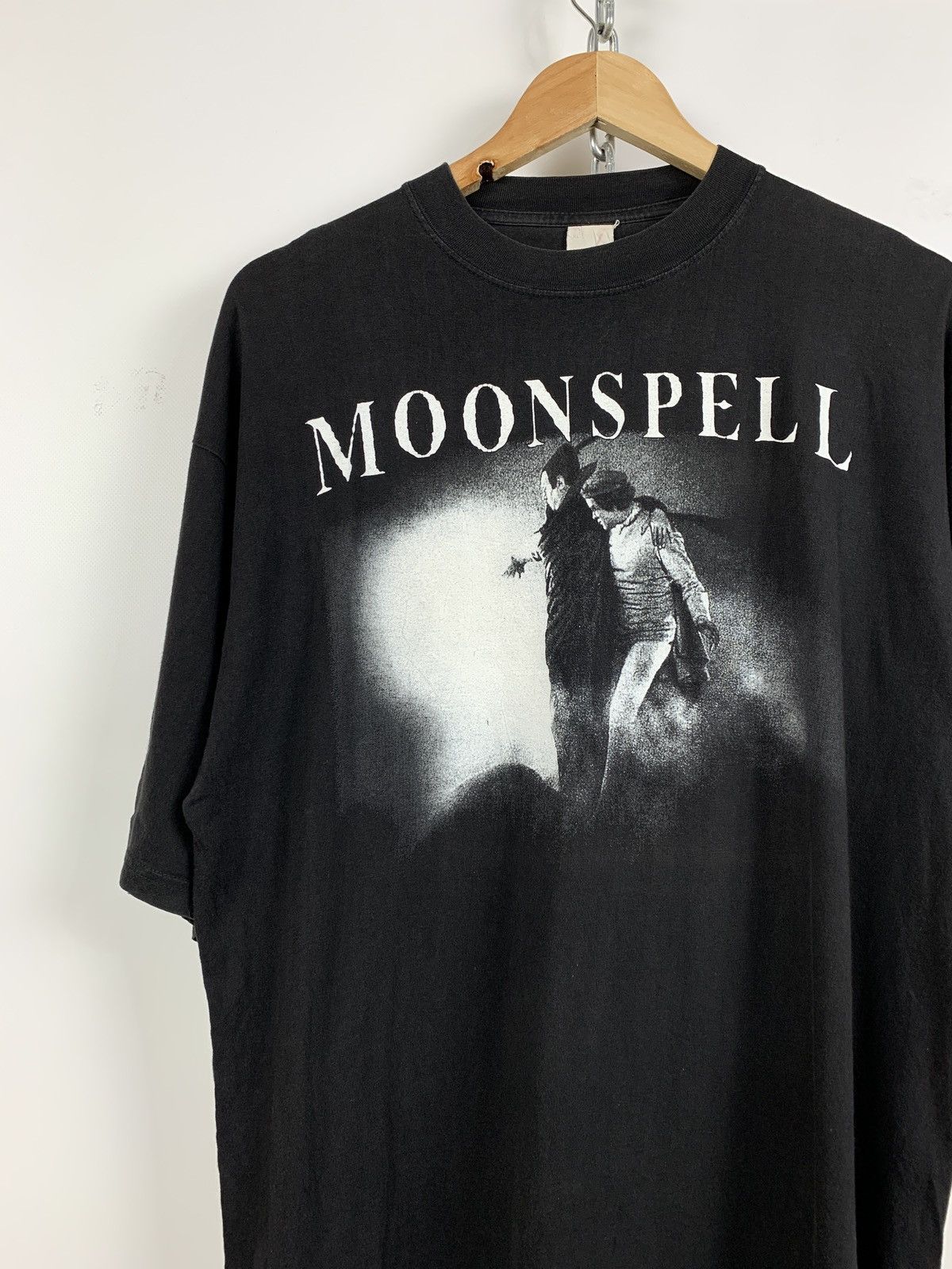 Band Tees Vintage Moonspell Mephisto Faded Black Band T-Shirt Size US XL / EU 56 / 4 - 3 Thumbnail