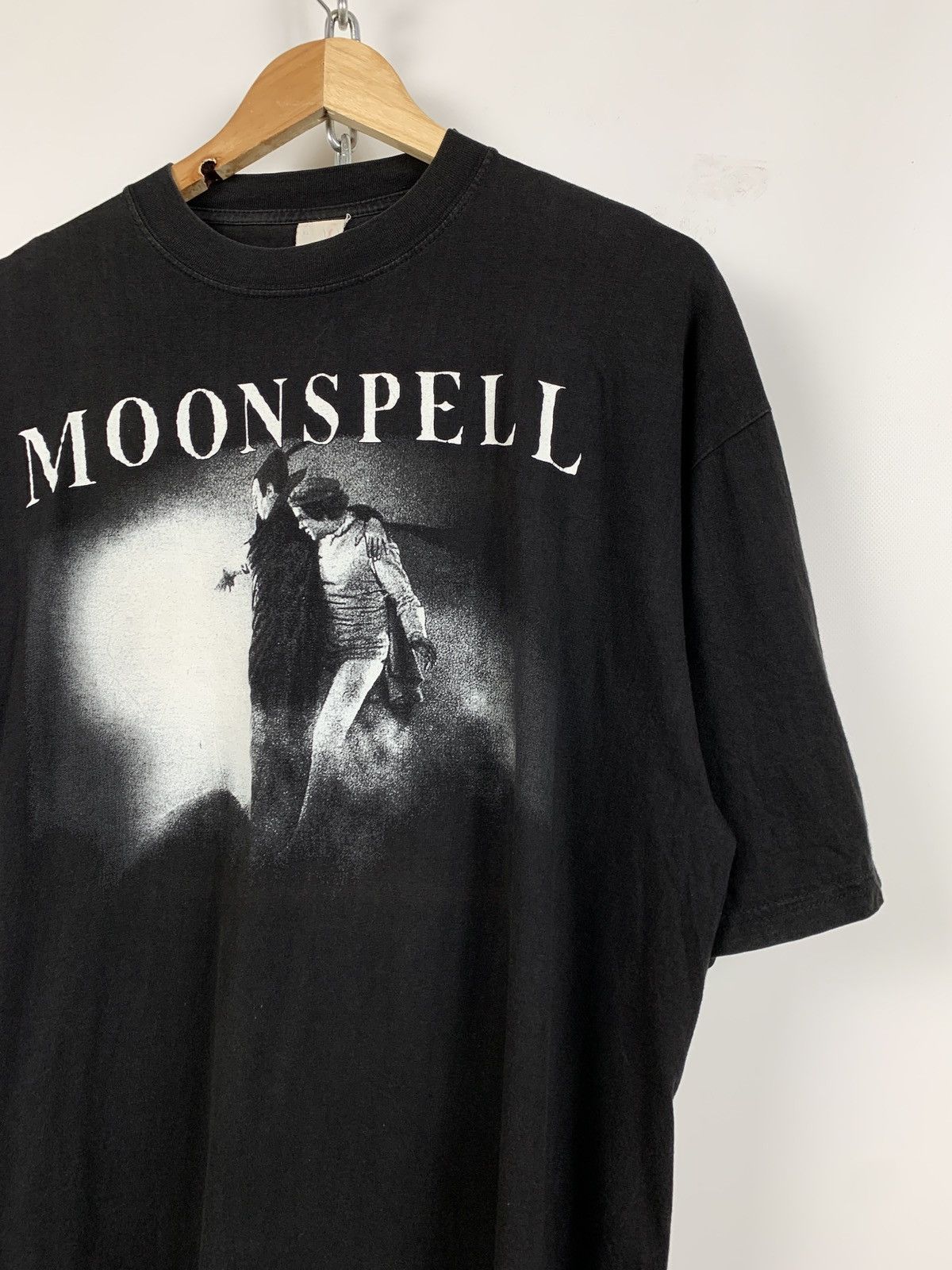Band Tees Vintage Moonspell Mephisto Faded Black Band T-Shirt Size US XL / EU 56 / 4 - 4 Thumbnail