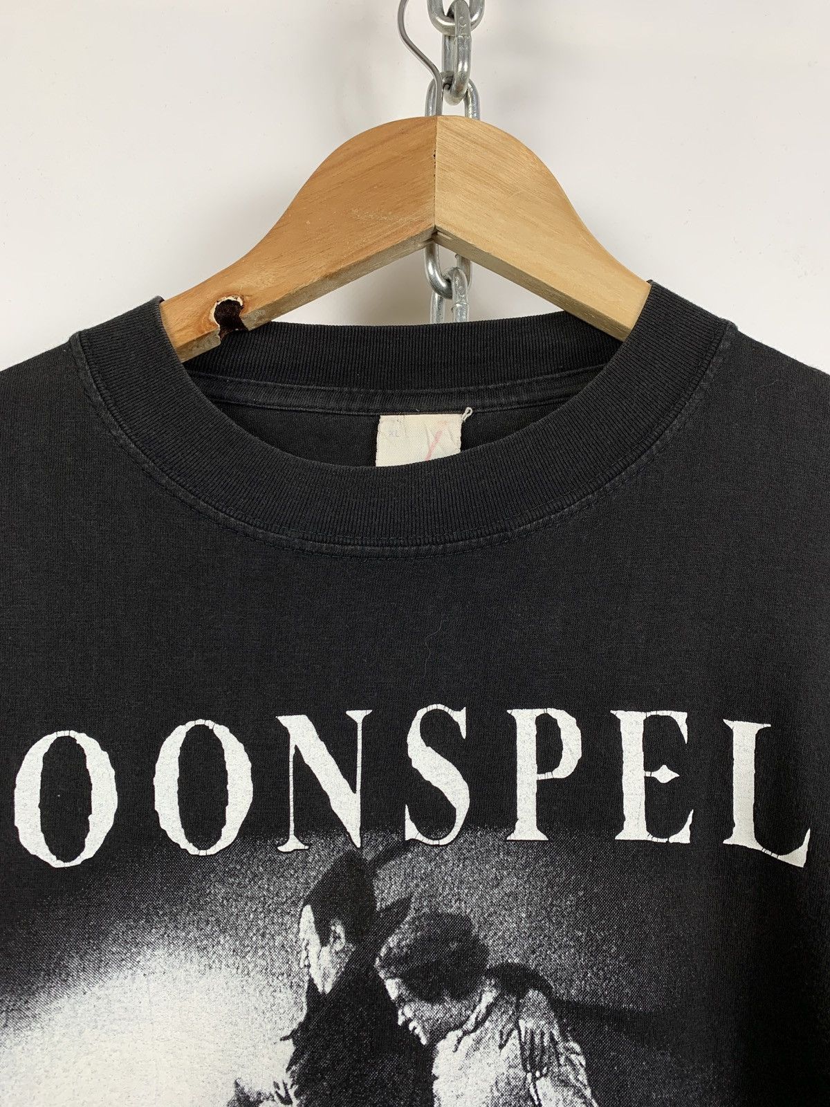 Band Tees Vintage Moonspell Mephisto Faded Black Band T-Shirt Size US XL / EU 56 / 4 - 6 Thumbnail