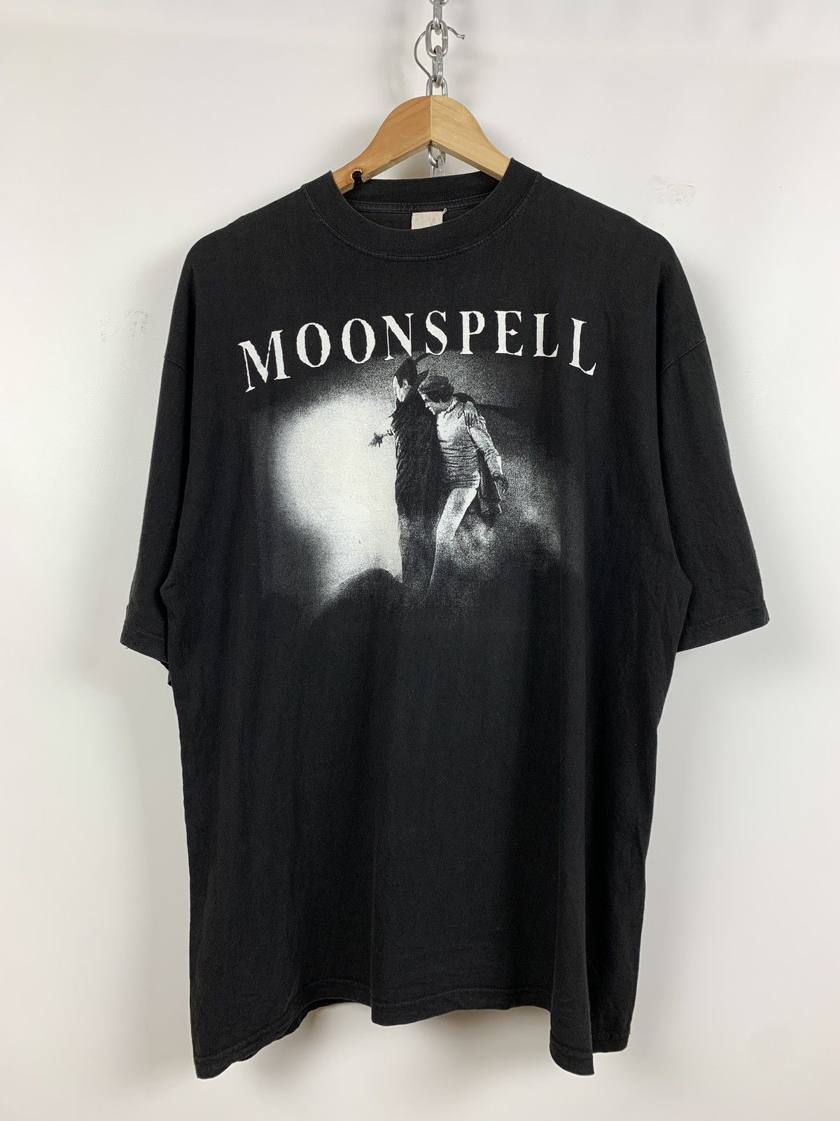 Band Tees Vintage Moonspell Mephisto Faded Black Band T-Shirt Size US XL / EU 56 / 4 - 1 Thumbnail