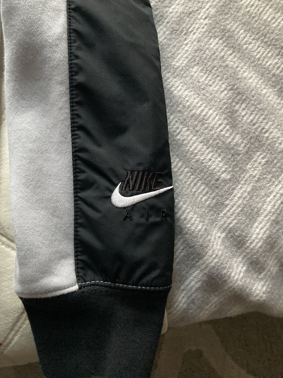 Nike Nike air block logo fleece hoodie grey infrared Size US M / EU 48-50 / 2 - 3 Thumbnail