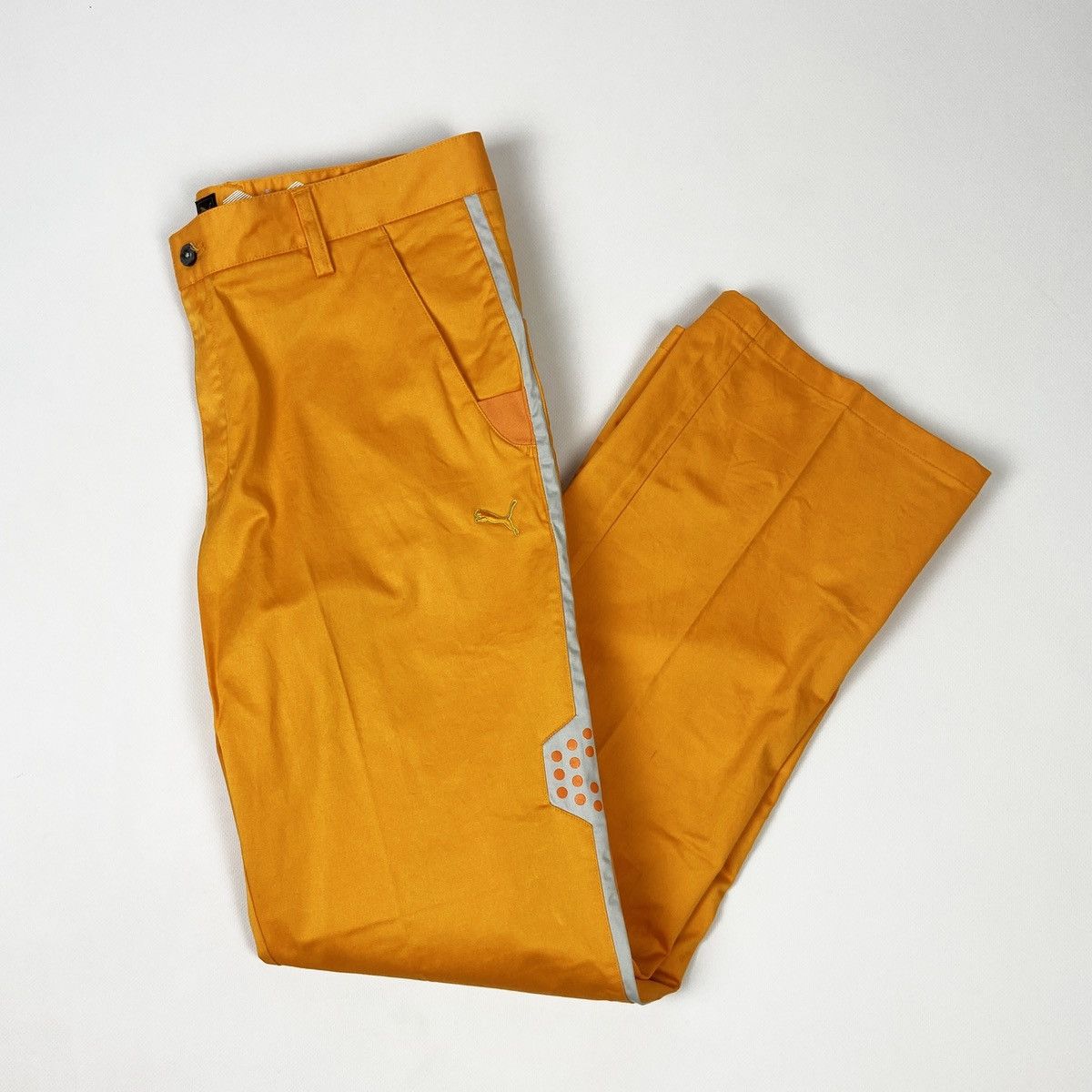 Puma Cobra Puma Golf orange pants reflective performance trousers Size US 34 / EU 50 - 1 Thumbnail