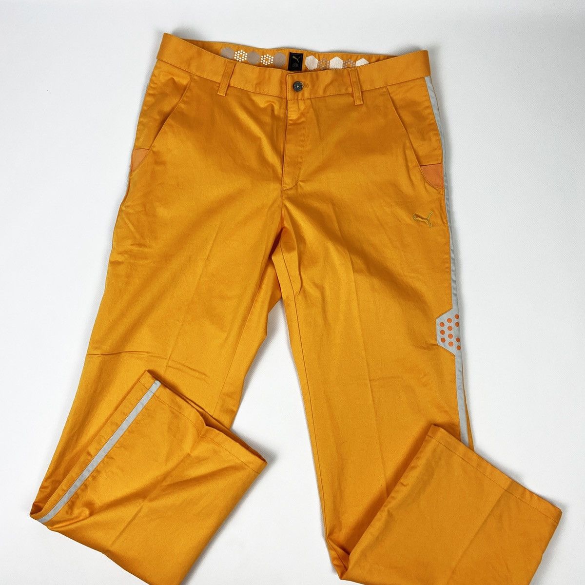 Puma Cobra Puma Golf orange pants reflective performance trousers Size US 34 / EU 50 - 2 Thumbnail