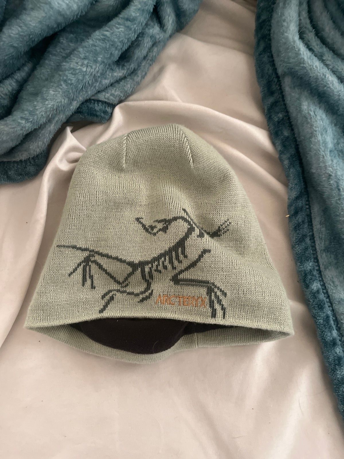Pre-owned Arc'teryx Beanie Os In Green