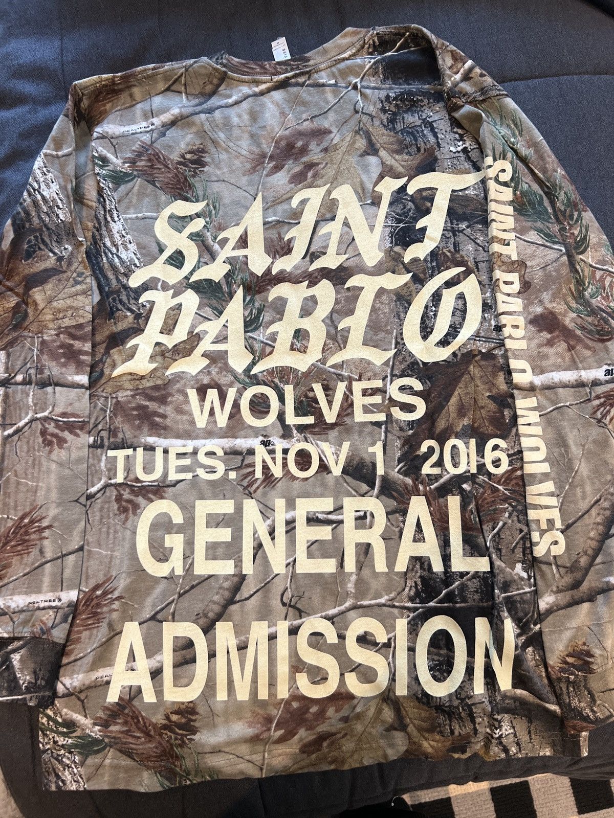 Kanye West Saint Pablo Tour Yeezy Long sleeve T Shirt | Grailed