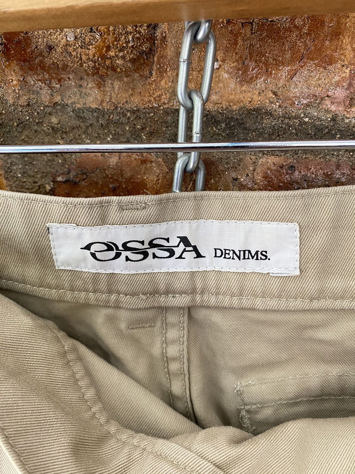 90s OSSA MONDO chain carpenter pants RIRI Zipper