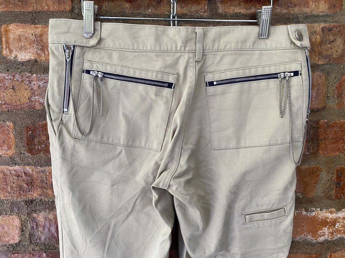 90s OSSA MONDO chain carpenter pants RIRI Zipper