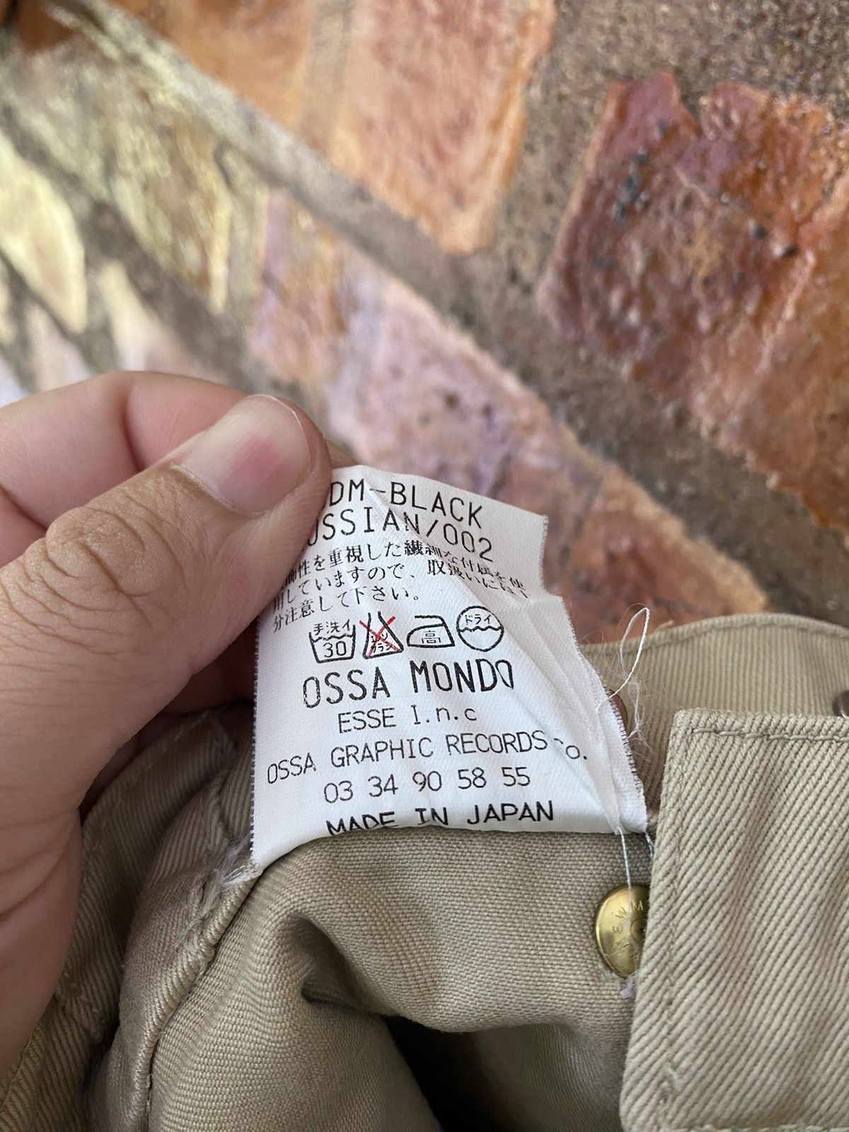 90s OSSA MONDO chain carpenter pants RIRI Zipper