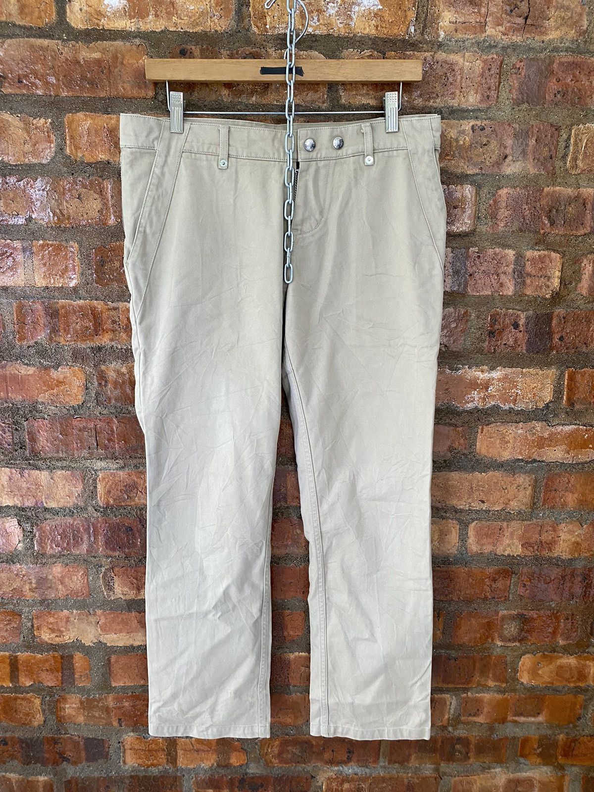 90s OSSA MONDO chain carpenter pants RIRI Zipper