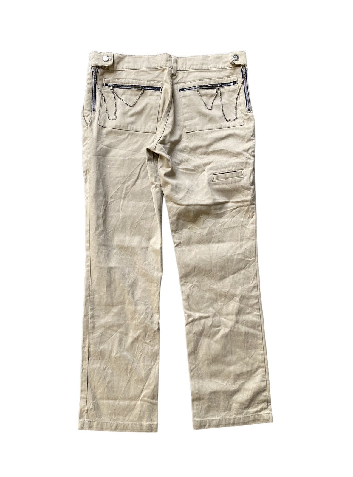 90s OSSA MONDO chain carpenter pants RIRI Zipper