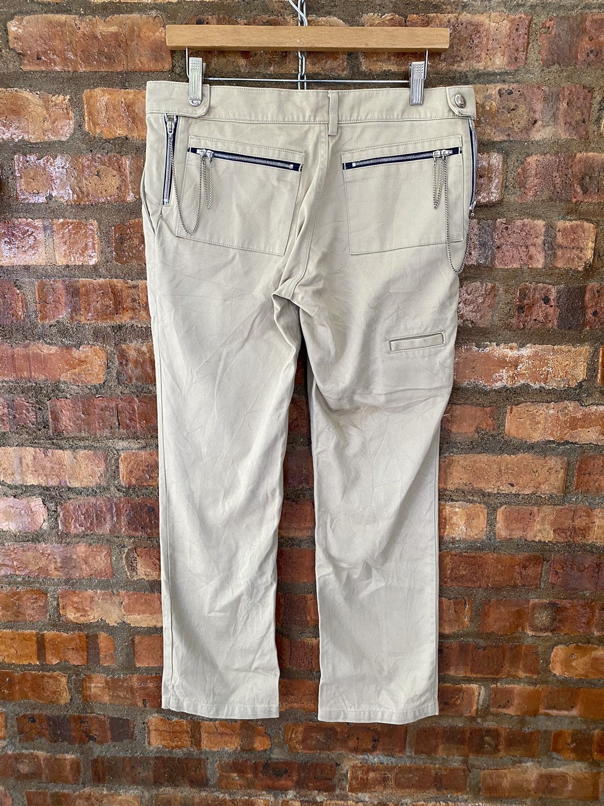 90s OSSA MONDO chain carpenter pants RIRI Zipper