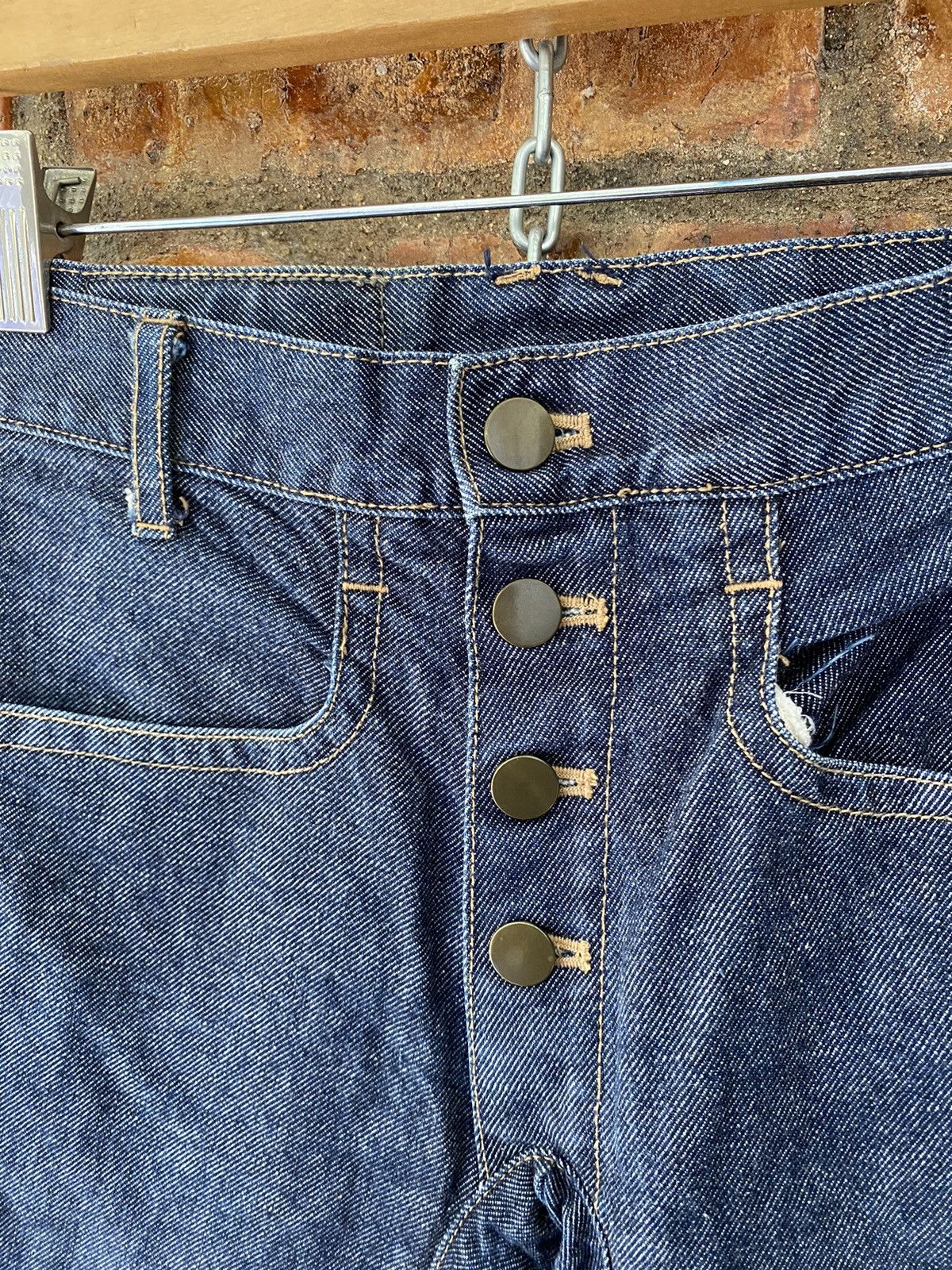 Beauty Beast 1990s Beauty:Beast crop long Pocket denim pants Size US 31 - 4 Thumbnail