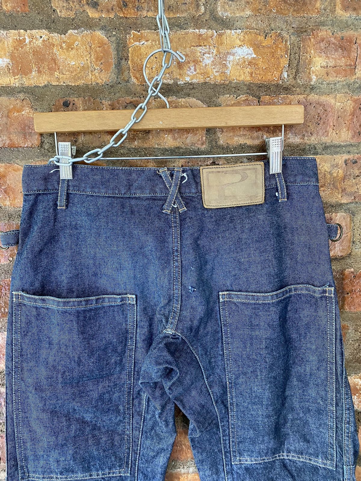 Beauty Beast 1990s Beauty:Beast crop long Pocket denim pants Size US 31 - 9 Thumbnail