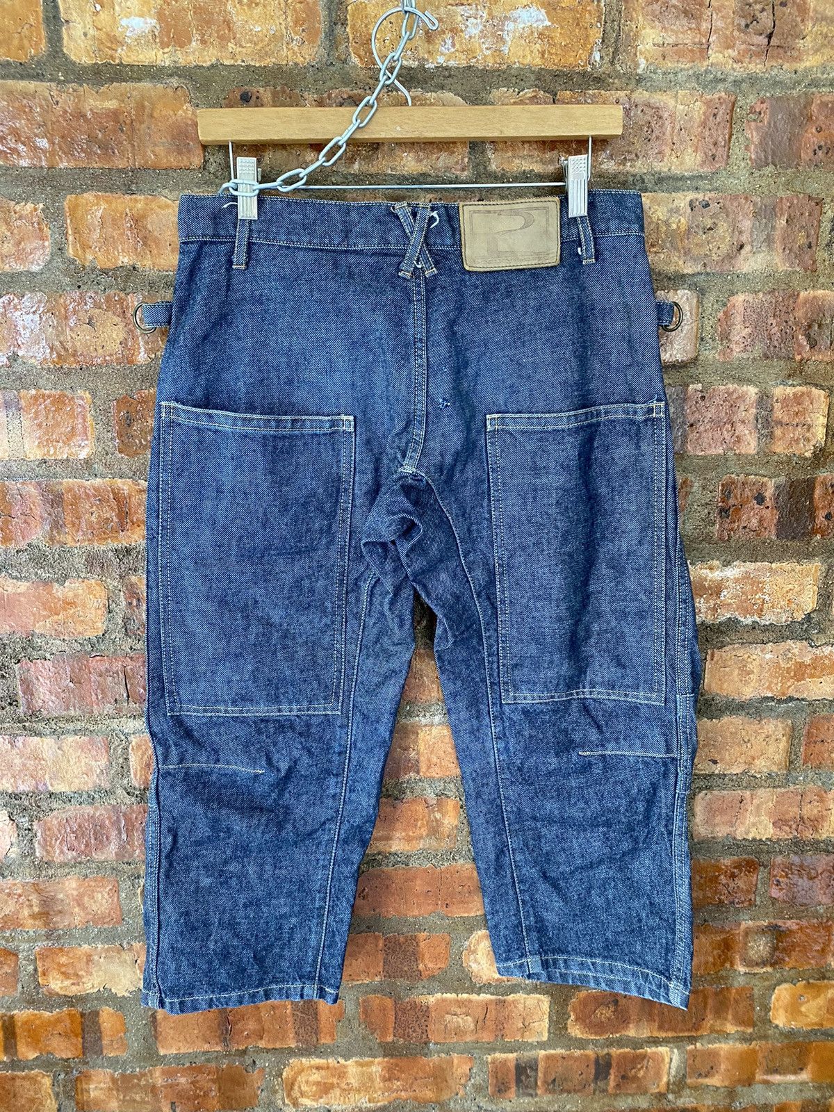 Beauty Beast 1990s Beauty:Beast crop long Pocket denim pants Size US 31 - 8 Thumbnail