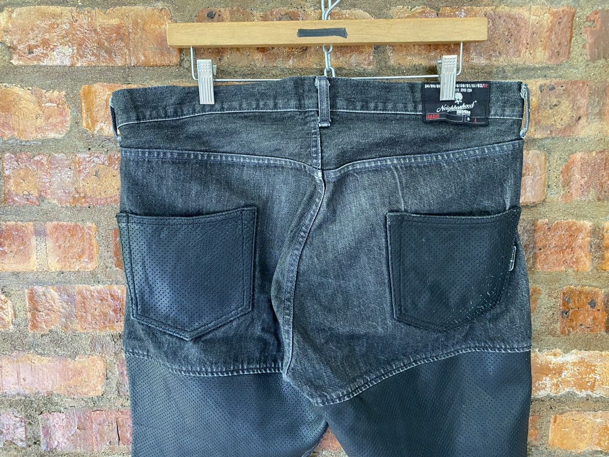Neighborhood AW2004 NHBH Leather Hybrid Racing pants Size US 36 / EU 52 - 9 Thumbnail