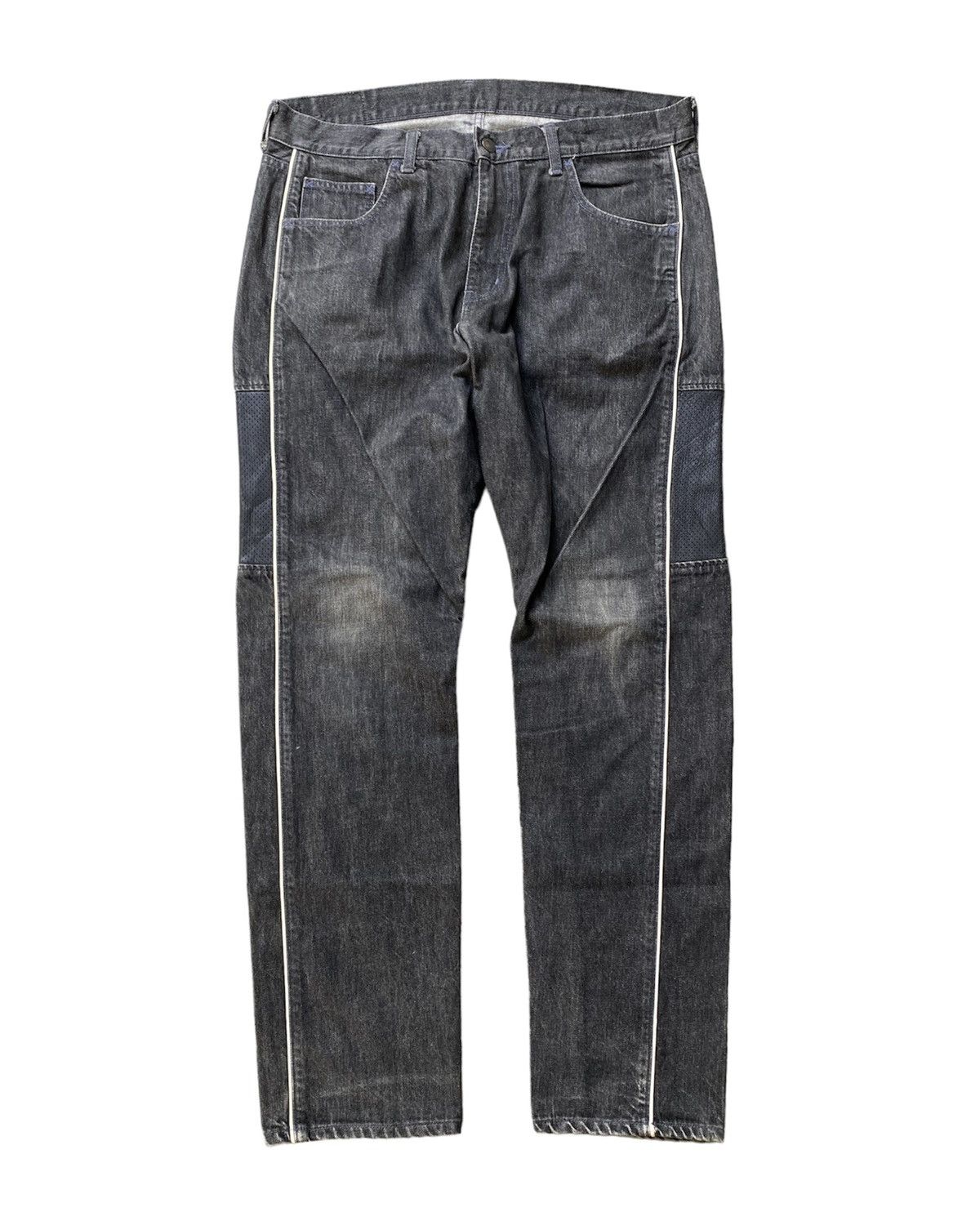 Neighborhood AW2004 NHBH Leather Hybrid Racing pants Size US 36 / EU 52 - 2 Thumbnail