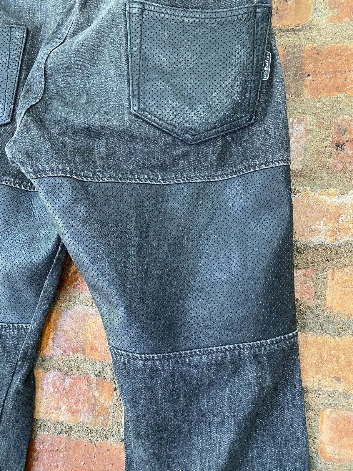 Neighborhood AW2004 NHBH Leather Hybrid Racing pants Size US 36 / EU 52 - 11 Thumbnail