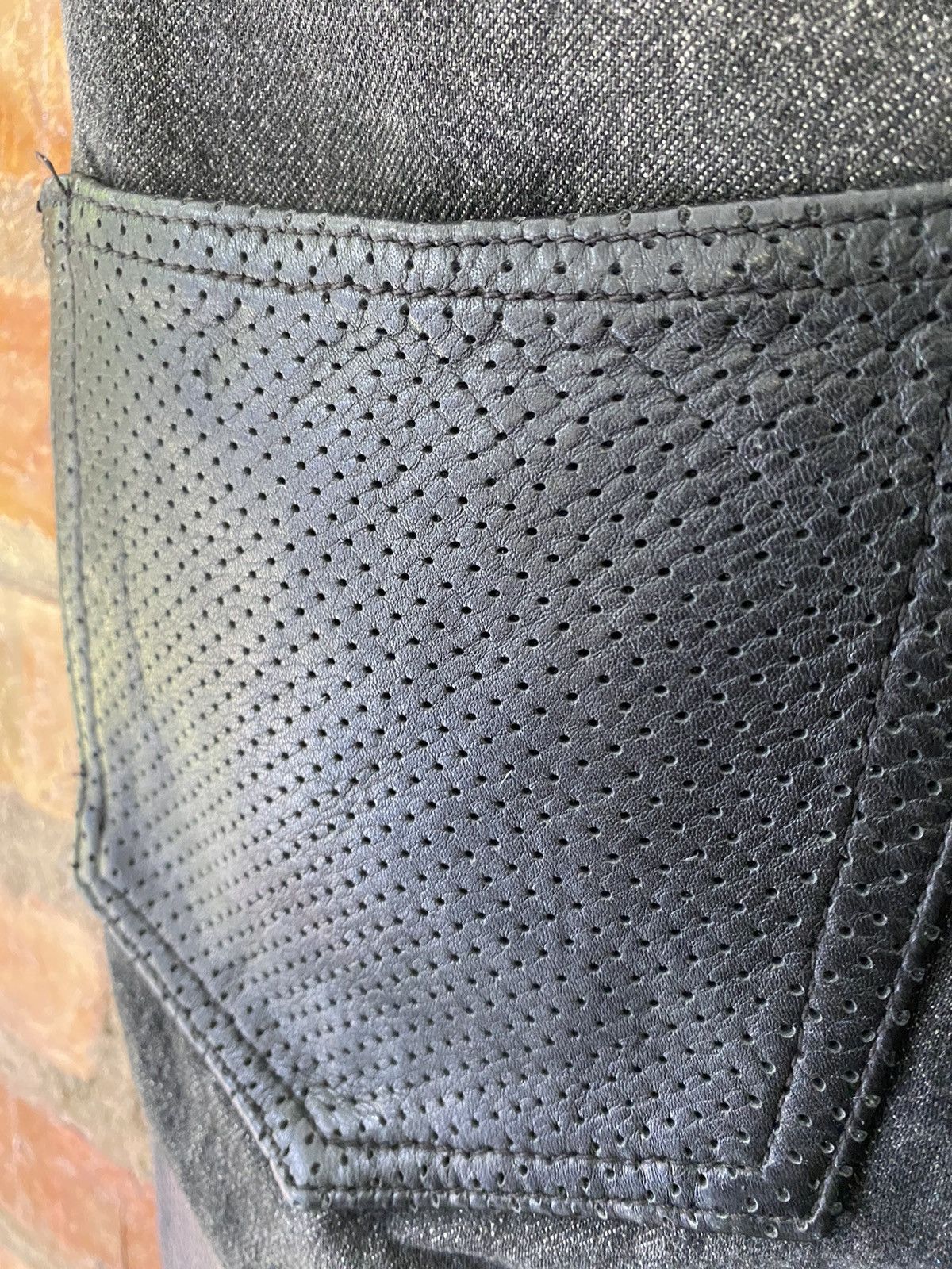 Neighborhood AW2004 NHBH Leather Hybrid Racing pants Size US 36 / EU 52 - 14 Thumbnail