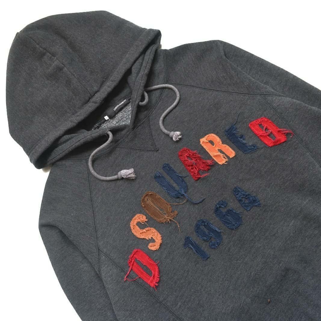 Dsquared2 × Vintage 90s Dsquared2 Spell Hoodie Size US L / EU 52-54 / 3 - 1 Thumbnail