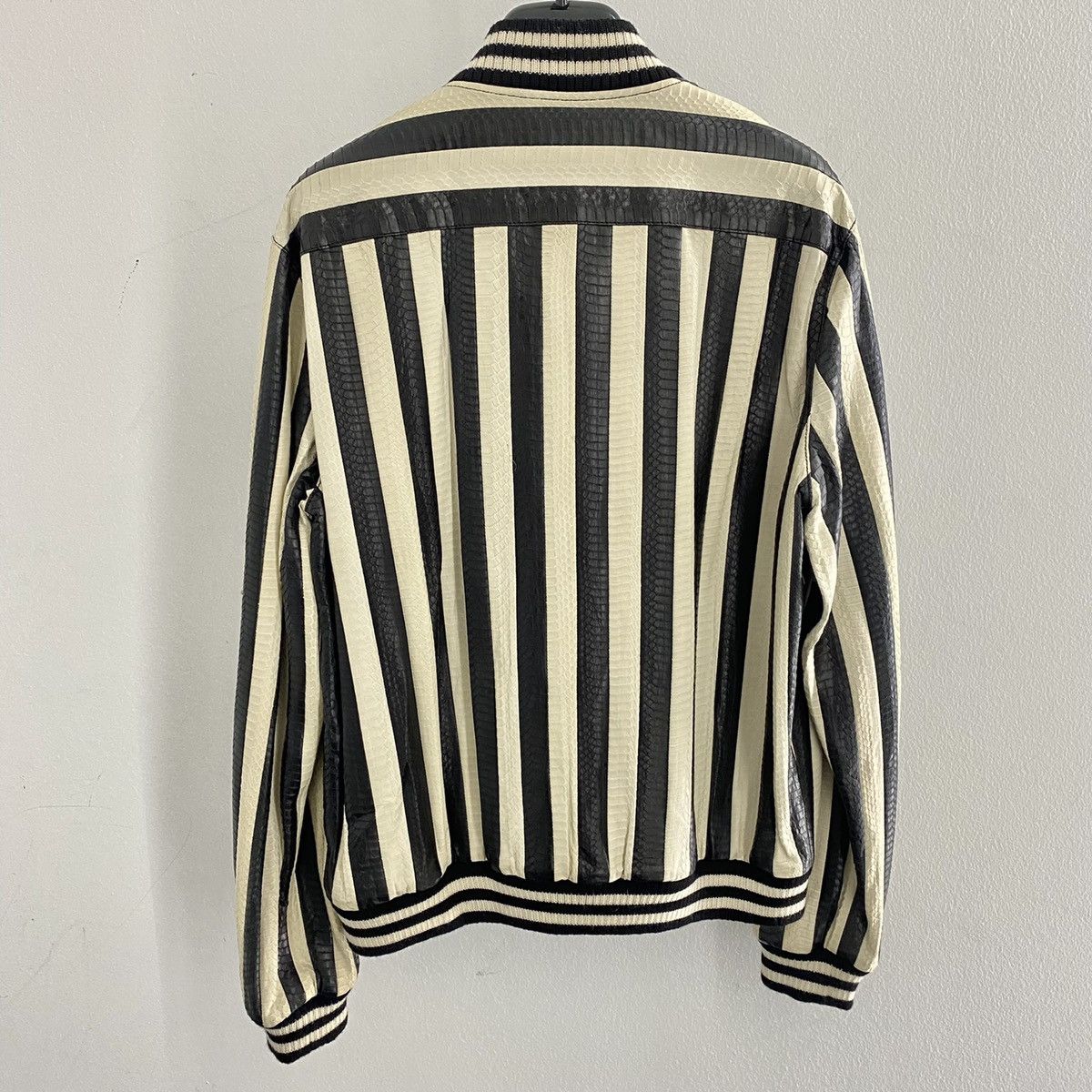 Saint Laurent Paris Saint Laurent Snake Leather Jacket Size US L / EU 52-54 / 3 - 4 Thumbnail