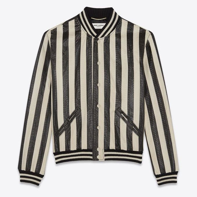 1 of 1 Saint Laurent Snakeskin Teddy Jacket