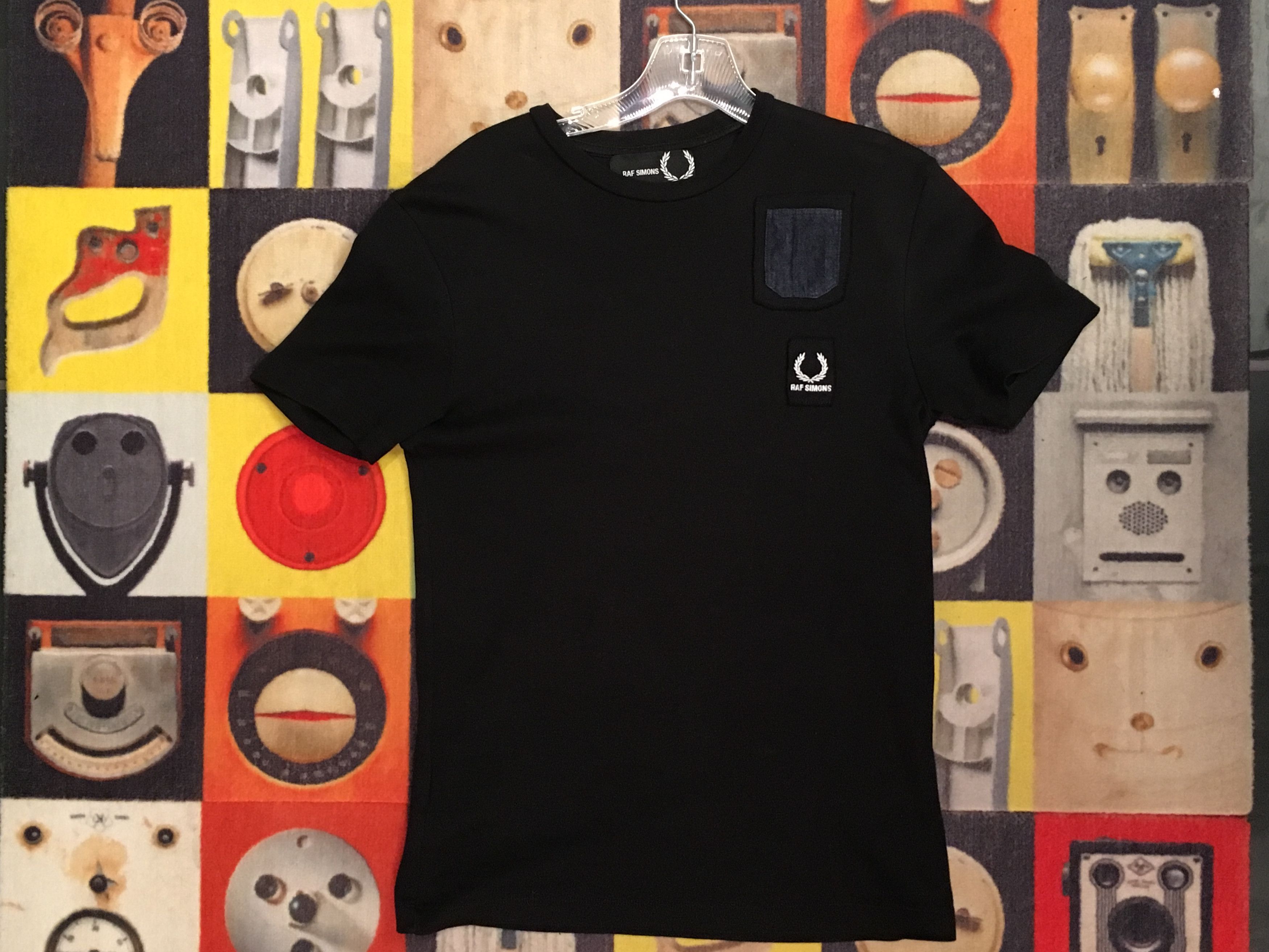 Raf Simons x Fred Perry Denim Pocket T Shirt