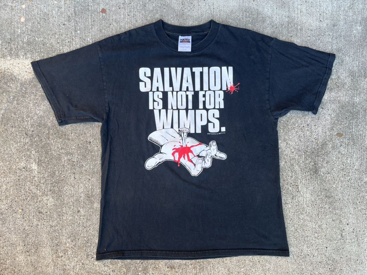 Adesivo Per Casco O Cappello Rigido “Salvation Is Not For Wimps” – Nuovo - Foto 5