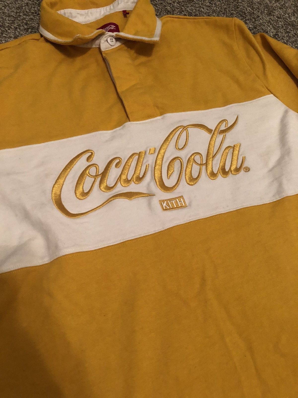 Coca Cola × Kith Kith x Coca Cola Long Sleeve Polo (M) Size US M / EU 48-50 / 2 - 2 Thumbnail