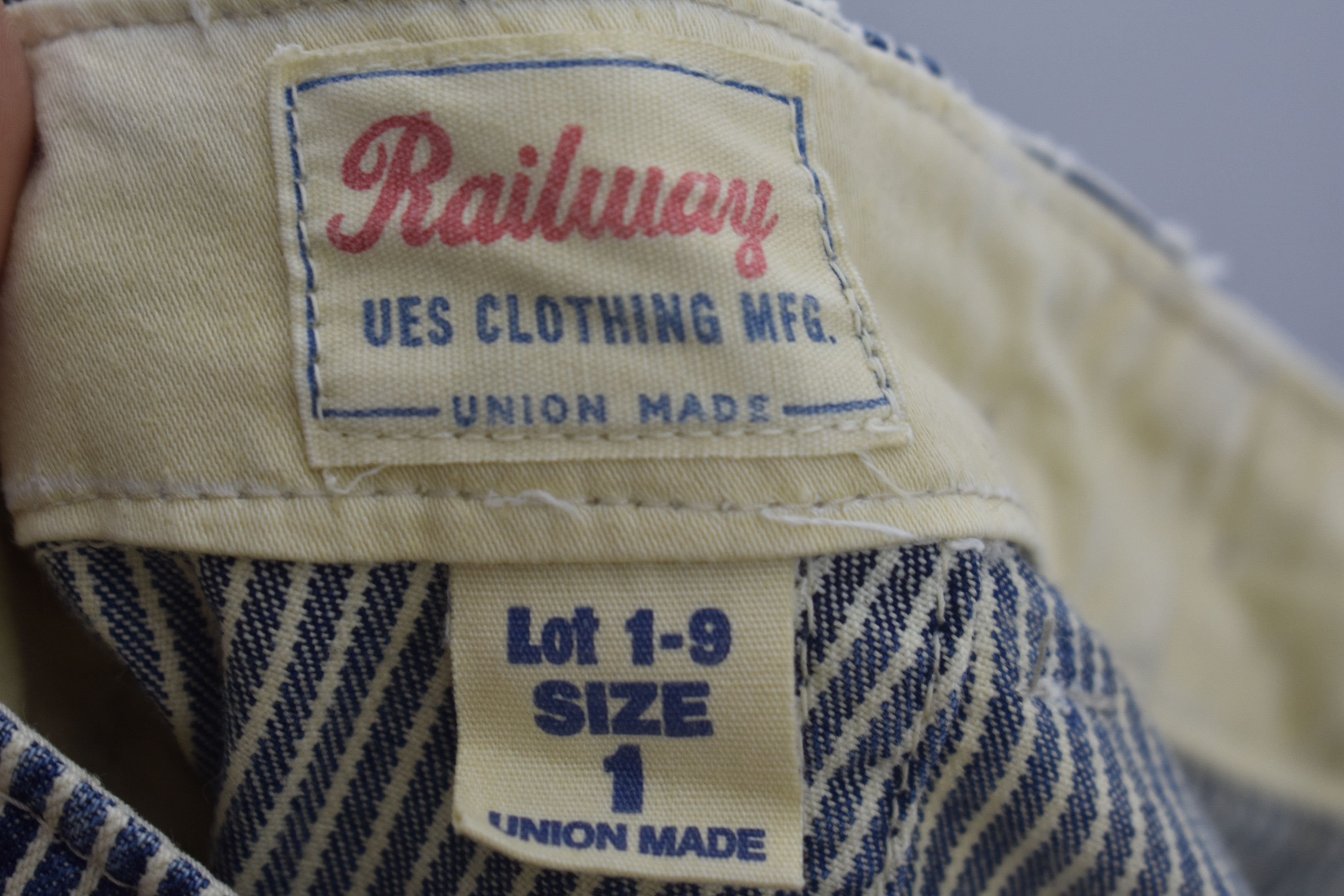Vintage 💥 Vintage Hickory Workers Work Pants Size US 28 / EU 44 - 9 Thumbnail