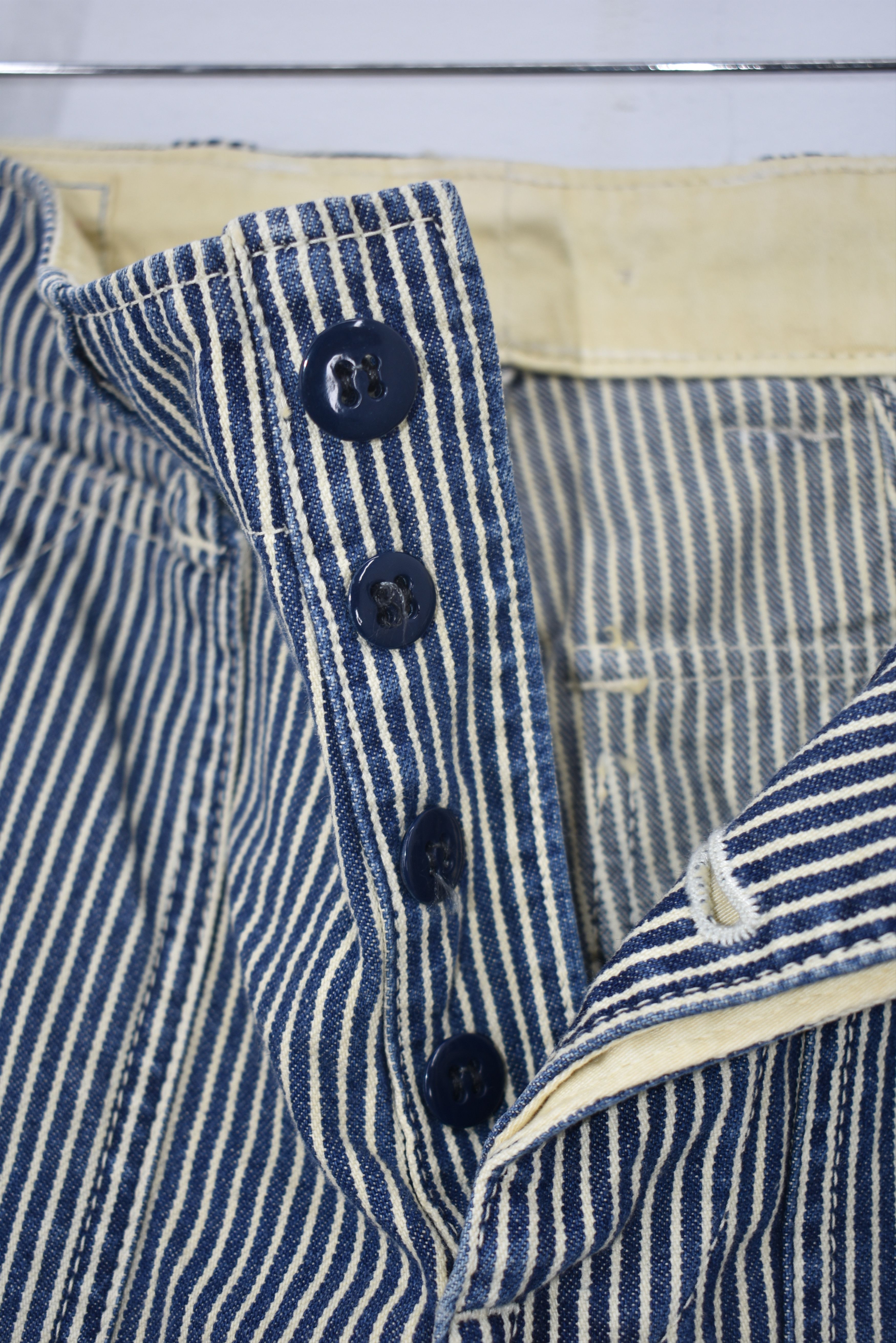 Vintage 💥 Vintage Hickory Workers Work Pants Size US 28 / EU 44 - 6 Thumbnail