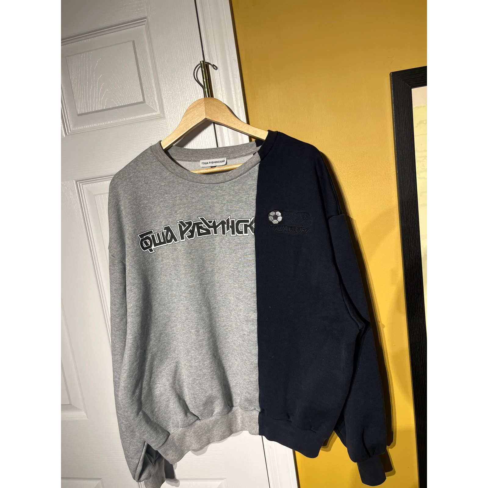 Gosha split crewneck best sale