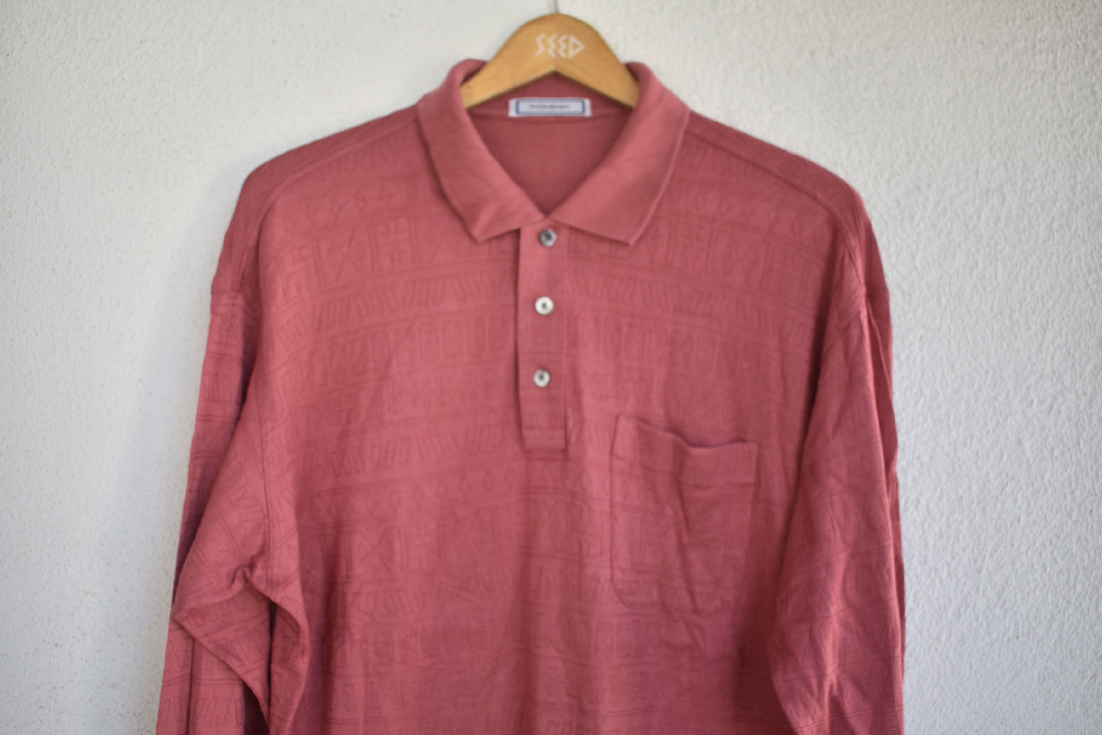 Vintage × Yves Saint Laurent Vintage YSL Polo Longsleeve Size US L / EU 52-54 / 3 - 2 Thumbnail