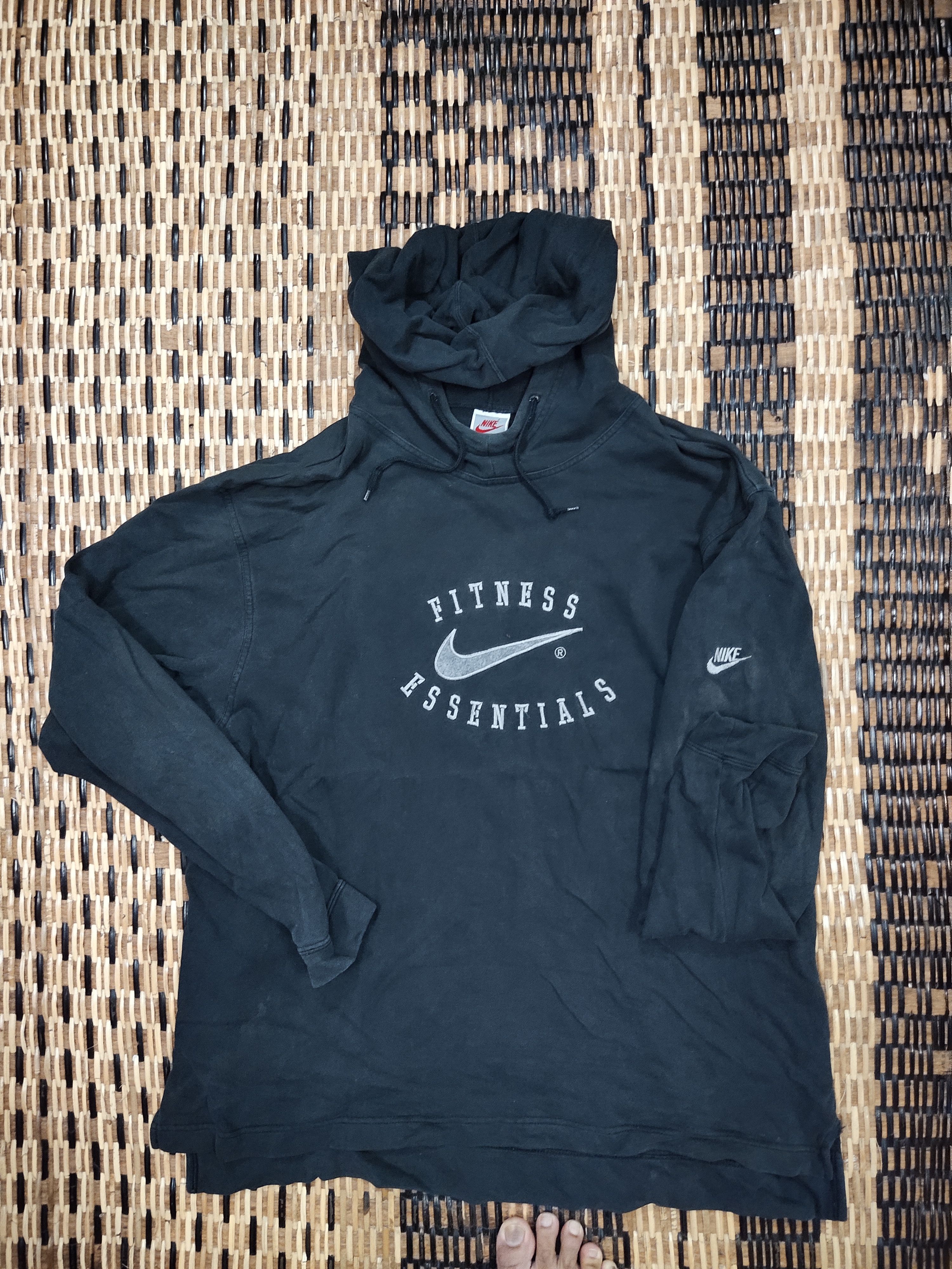 Nike VINTAGE NIKE FITNESS ESSENTIALS LOGO EMBROIDERED HOODIES Size US L / EU 52-54 / 3 - 3 Thumbnail