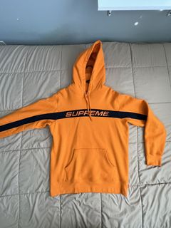 Orange supreme outlet hoodie