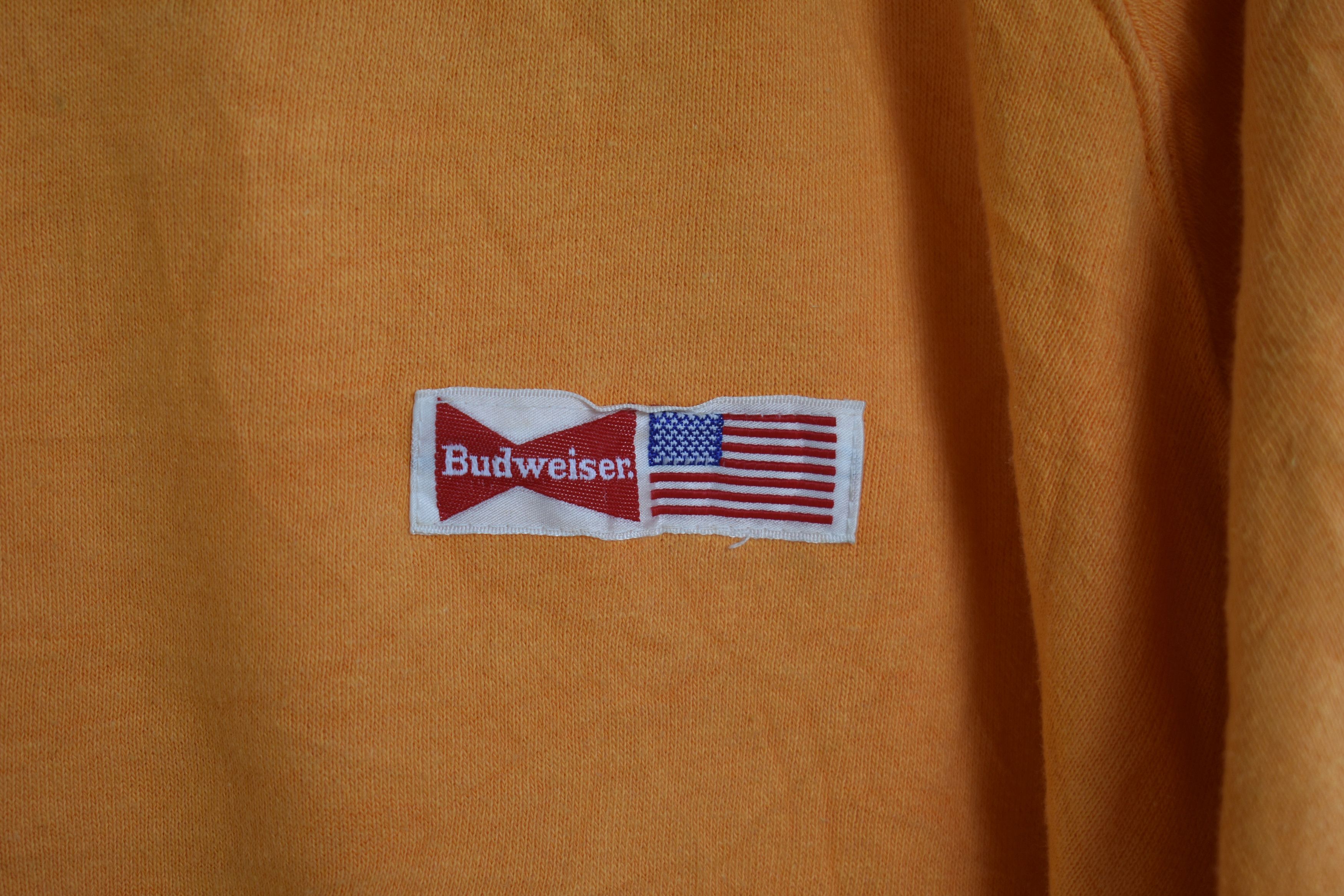 Budweiser × Vintage Vintage Budweiser Crewneck Sweatshirt Spellout Size US M / EU 48-50 / 2 - 3 Thumbnail
