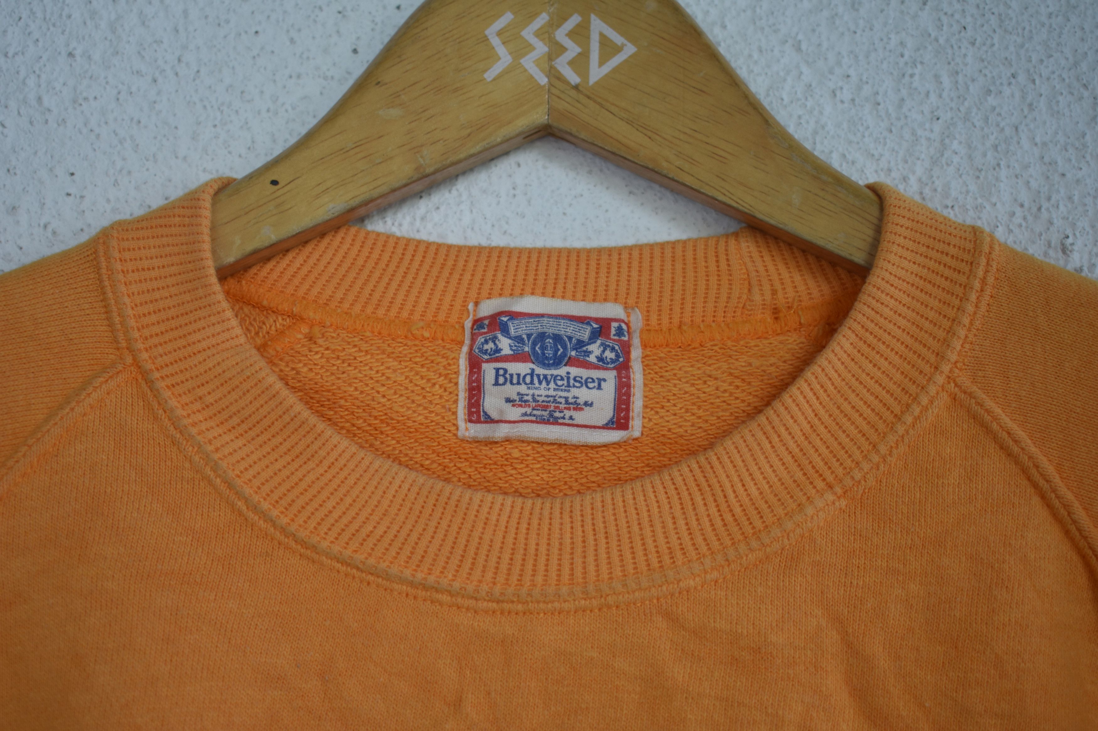 Budweiser × Vintage Vintage Budweiser Crewneck Sweatshirt Spellout Size US M / EU 48-50 / 2 - 4 Thumbnail