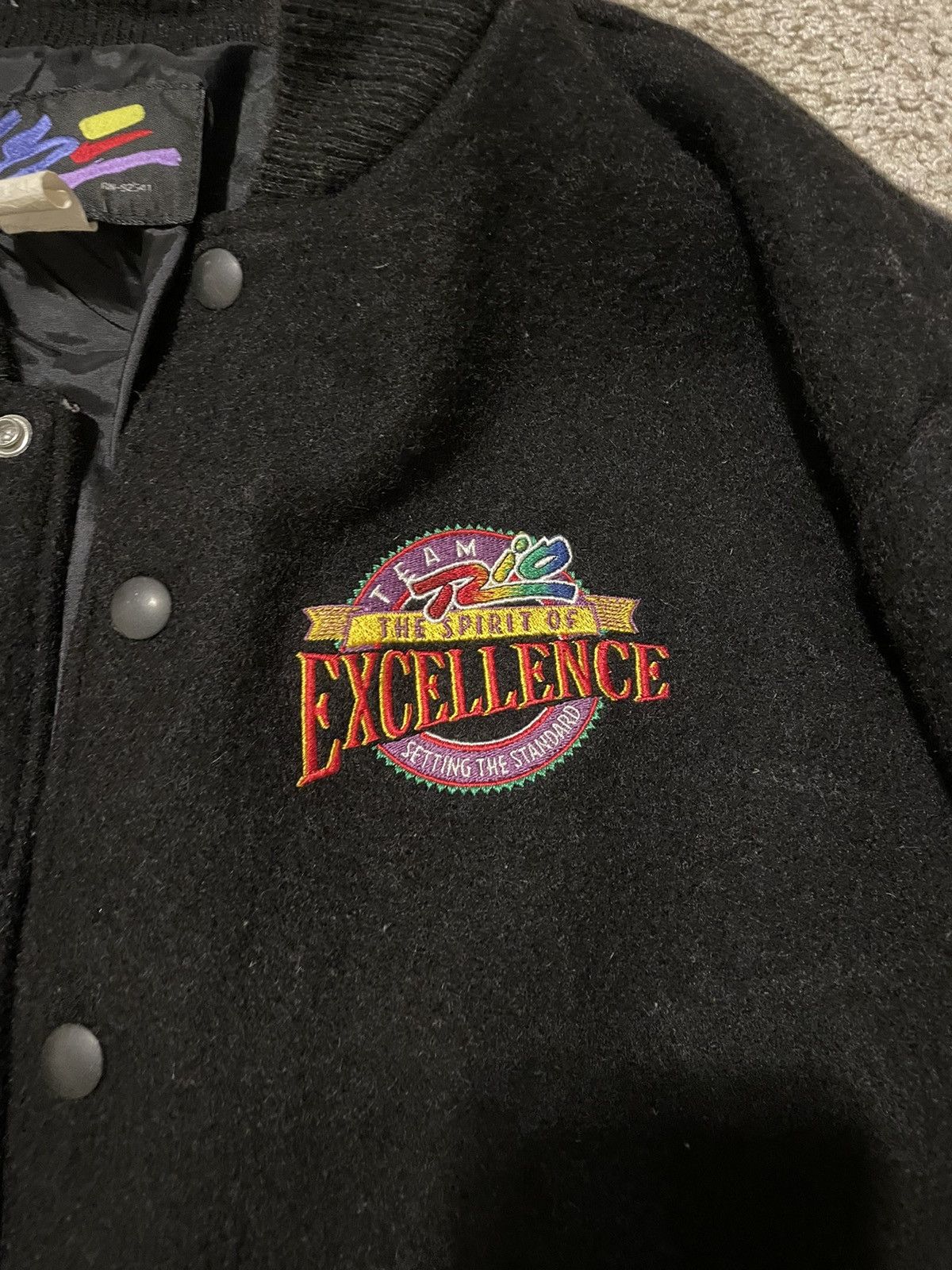 Designer Team Rio wool varsity letterman spirit of excellence Size US XL / EU 56 / 4 - 2 Thumbnail