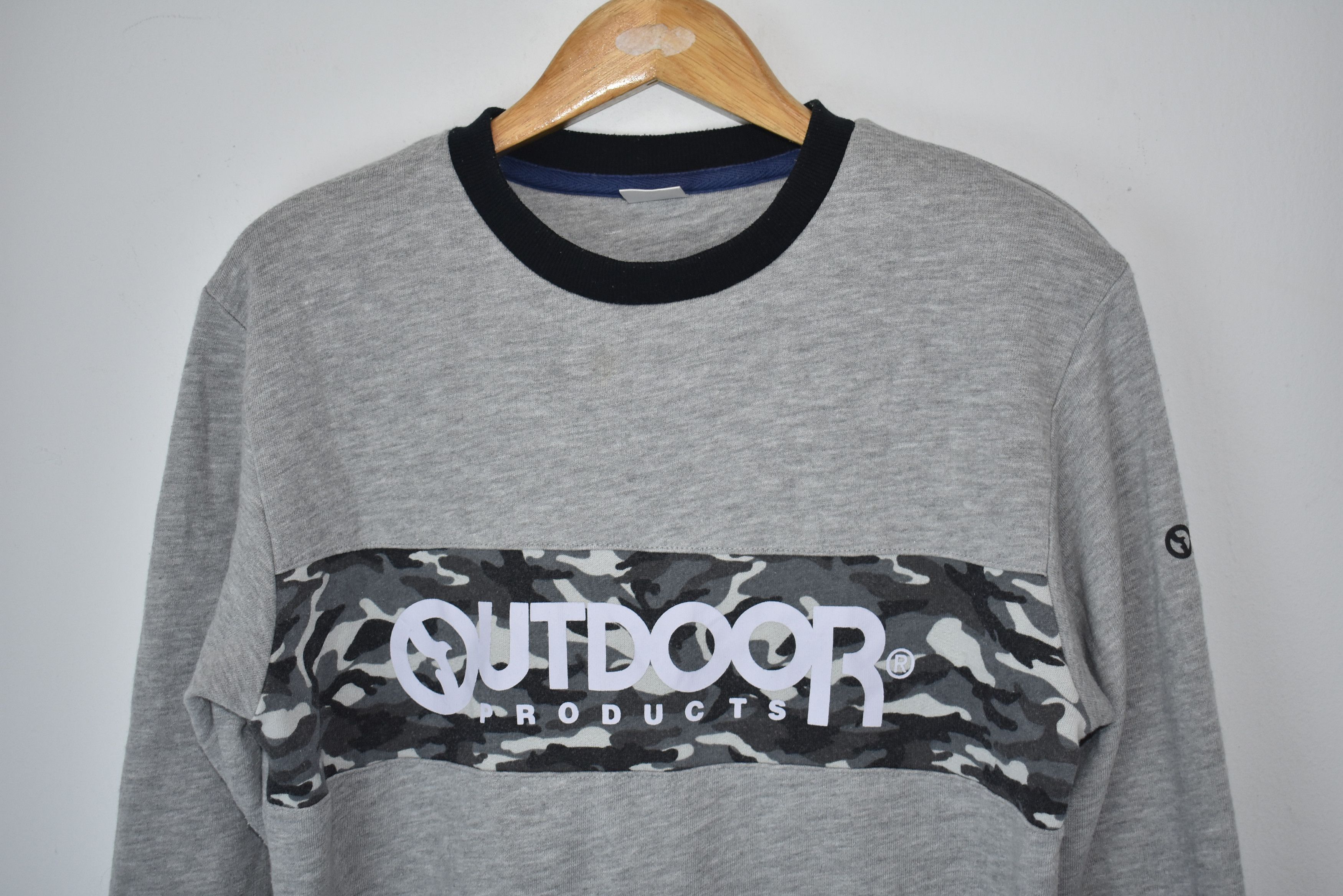 Vintage OUTDOOR PRODUCT CAMO SWEATSHIRT Size M / US 6-8 / IT 42-44 - 3 Thumbnail
