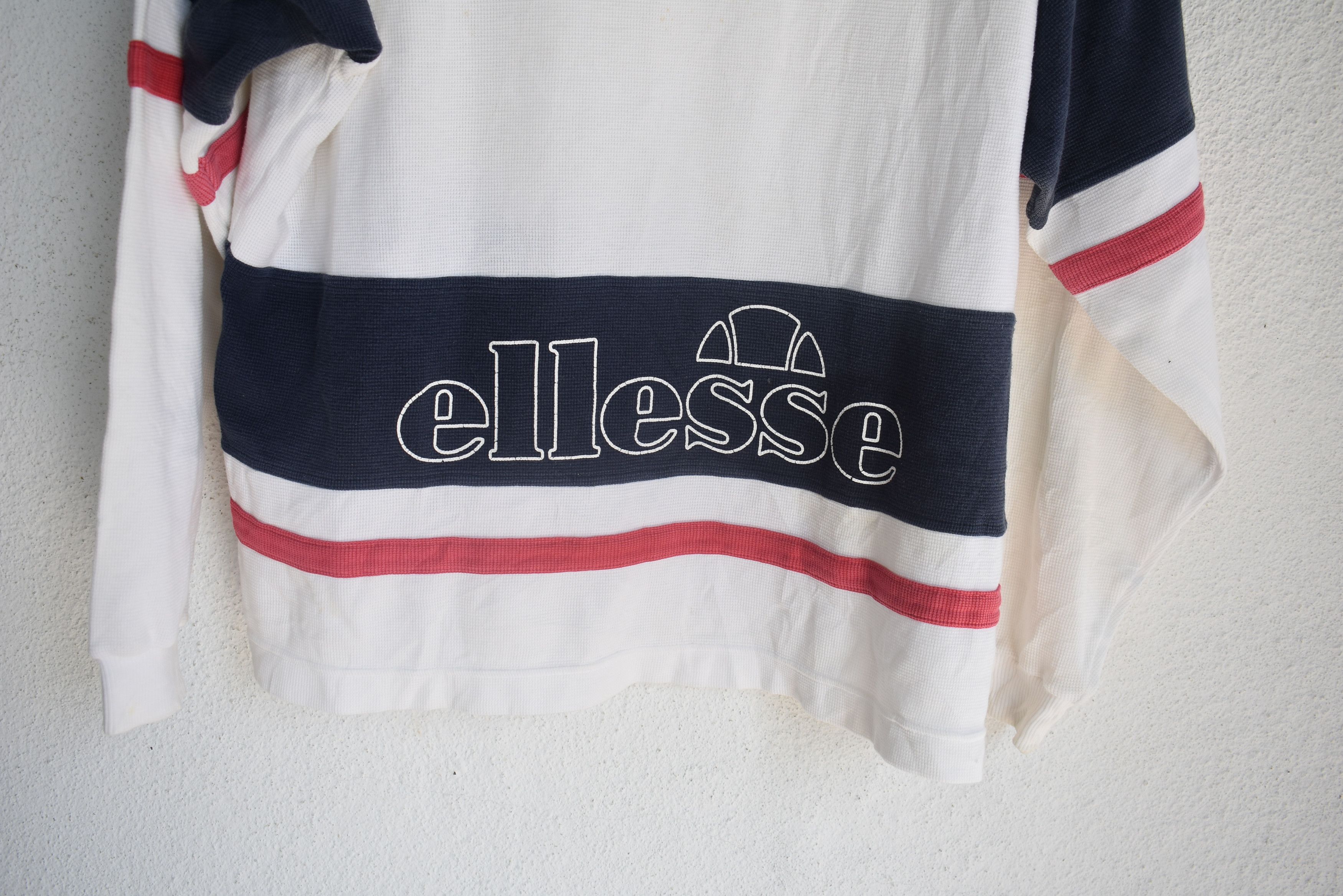 Ellesse × Vintage Vintage Ellesse Perugia Italia Dal Stripe Nice Sweatshirt Size US L / EU 52-54 / 3 - 8 Thumbnail