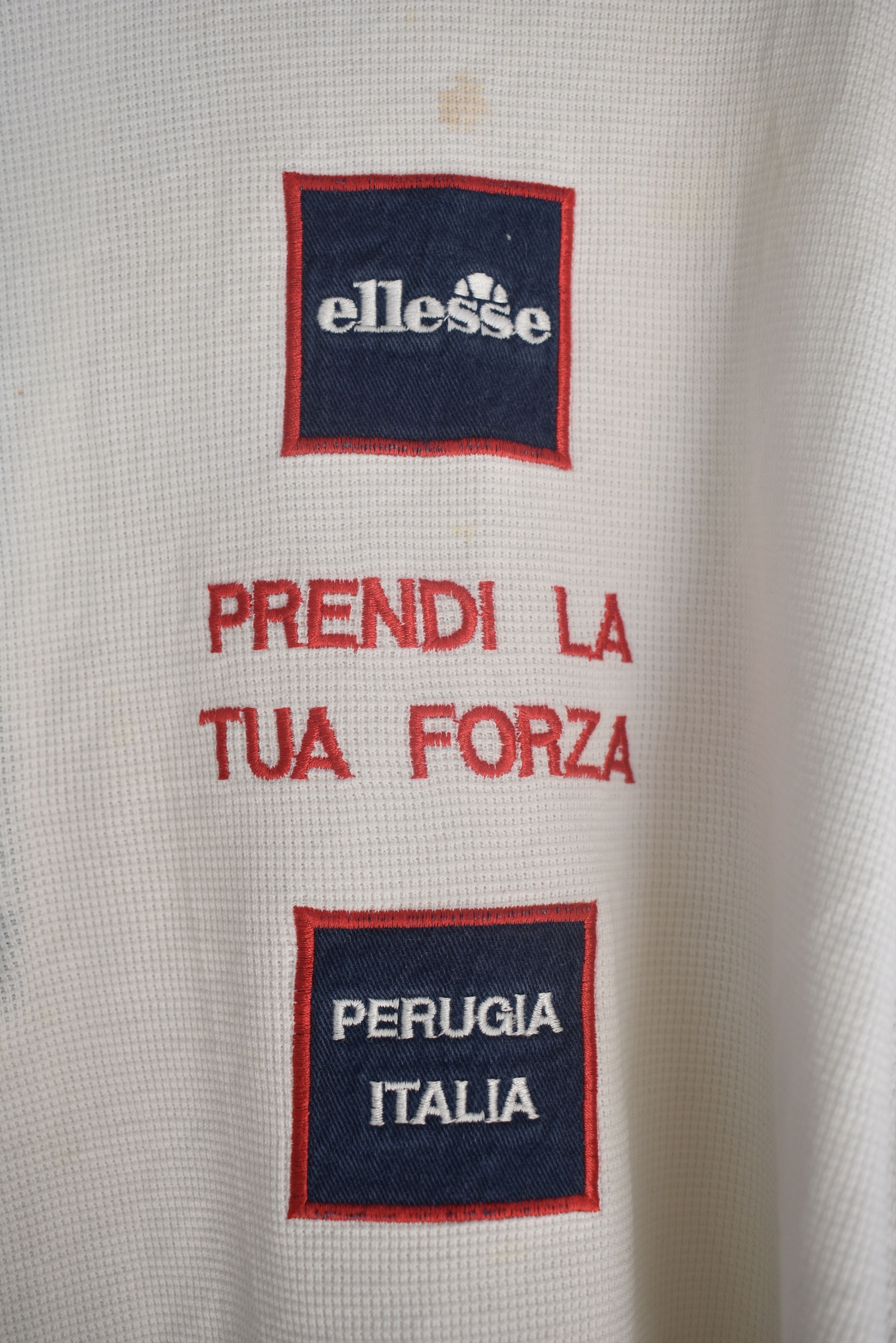 Ellesse × Vintage Vintage Ellesse Perugia Italia Dal Stripe Nice Sweatshirt Size US L / EU 52-54 / 3 - 5 Thumbnail
