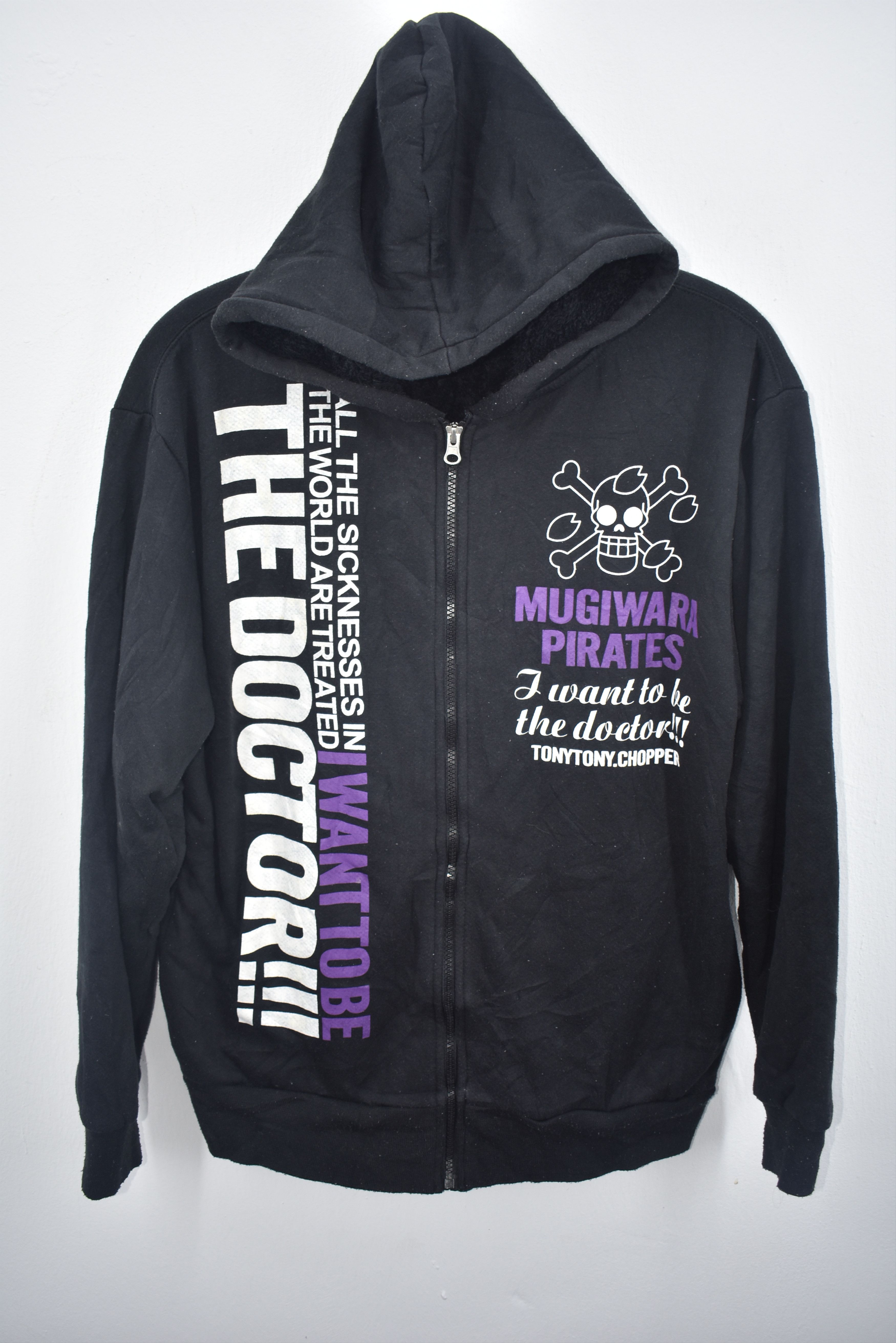 Japanese Brand × One Piece One Piece Fleece Hoodies Big Print Cartoon Size US L / EU 52-54 / 3 - 1 Thumbnail