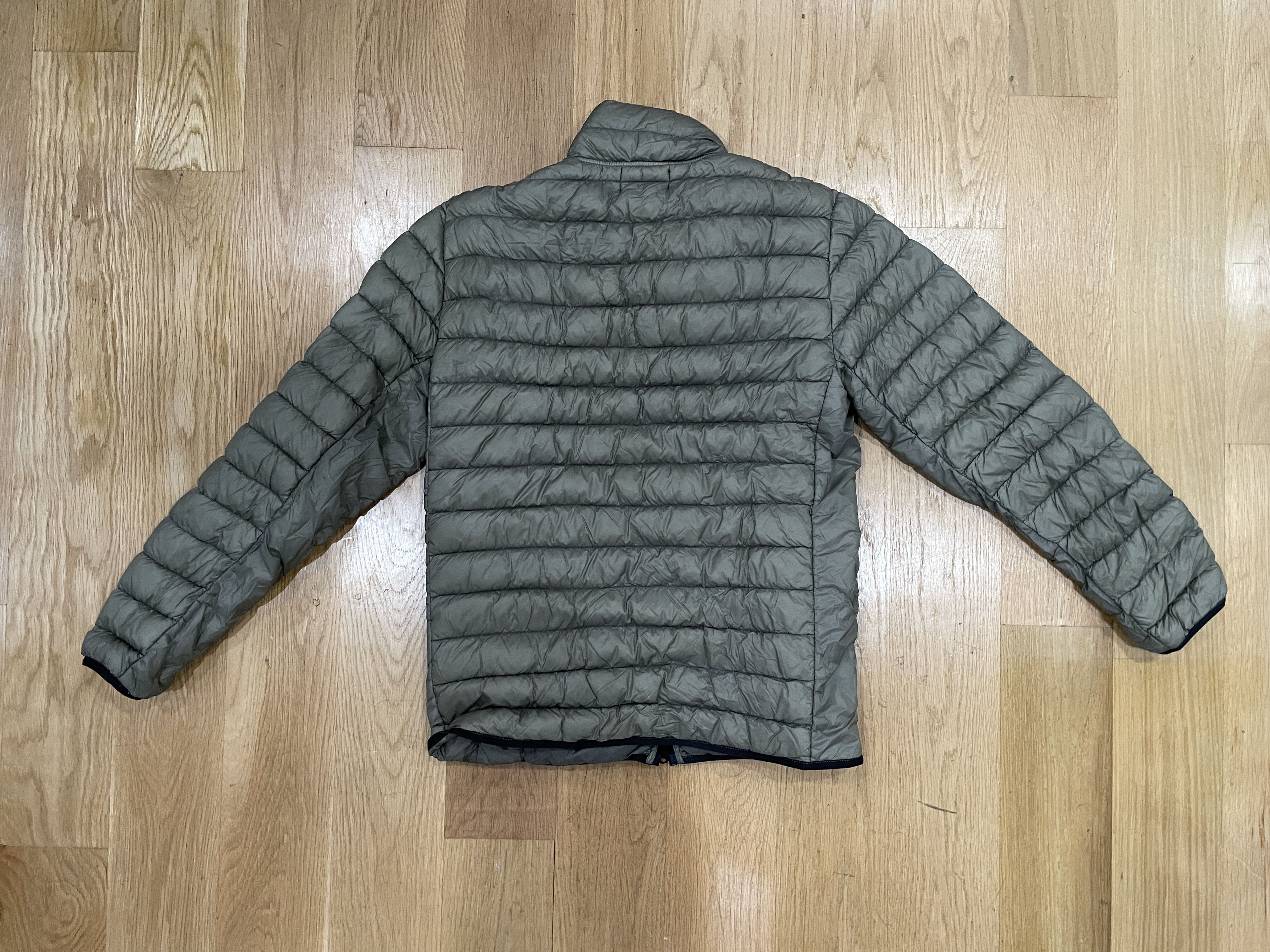 Stone Island Stone Island Down Filled Garment Dyed Olive Jacket Size US L / EU 52-54 / 3 - 2 Thumbnail