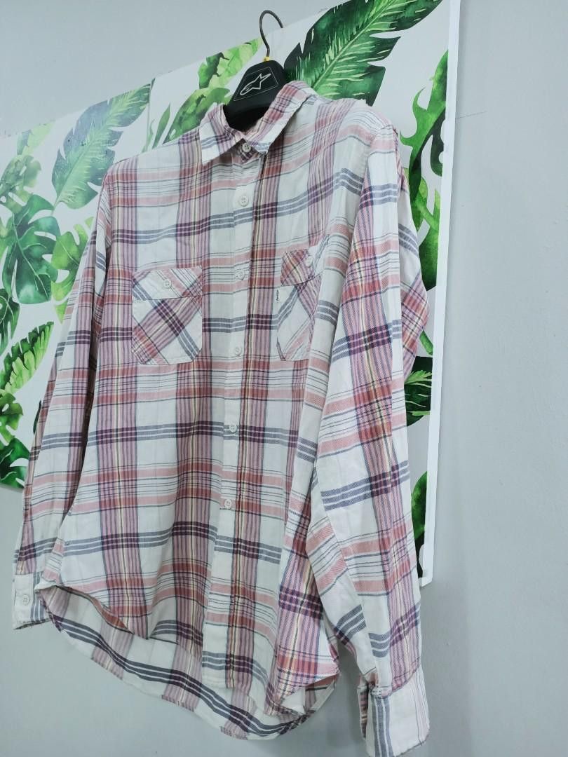 Levi's × Vintage 80's Levi's Movin' On Tartan Flannel Size US XL / EU 56 / 4 - 4 Thumbnail