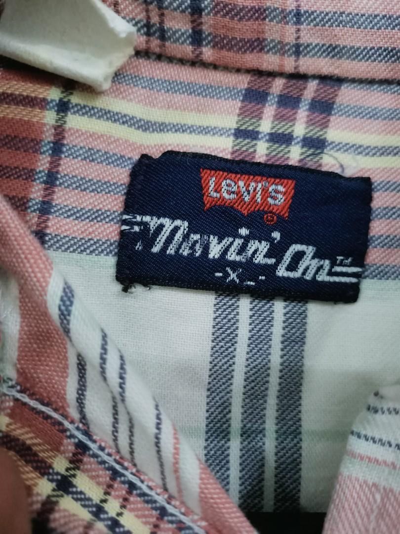 Levi's × Vintage 80's Levi's Movin' On Tartan Flannel Size US XL / EU 56 / 4 - 5 Thumbnail