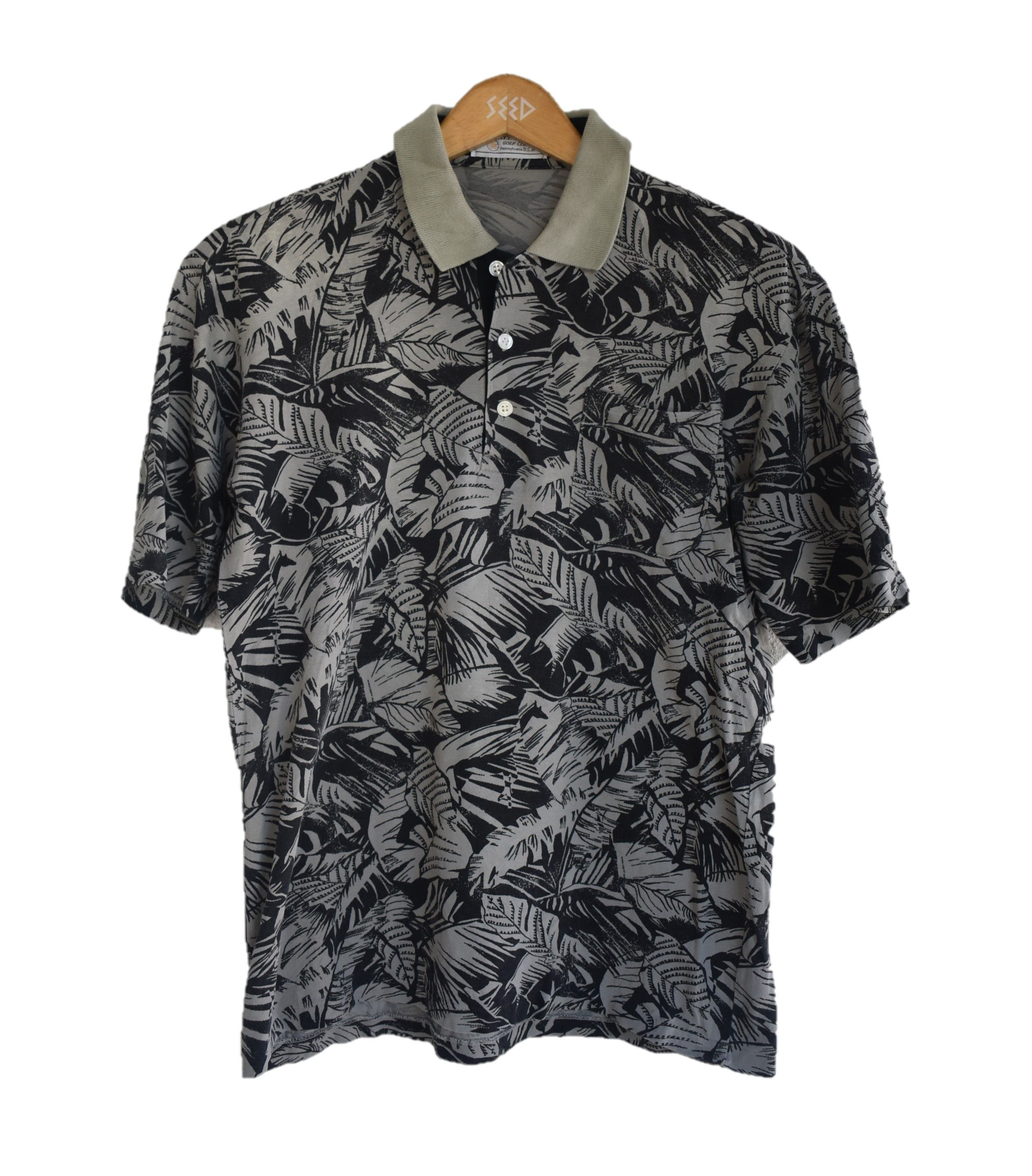 Vintage Vintage Laurel Valley Hawaiian Full Print Polo Shirt Size L Size US M / EU 48-50 / 2 - 1 Thumbnail