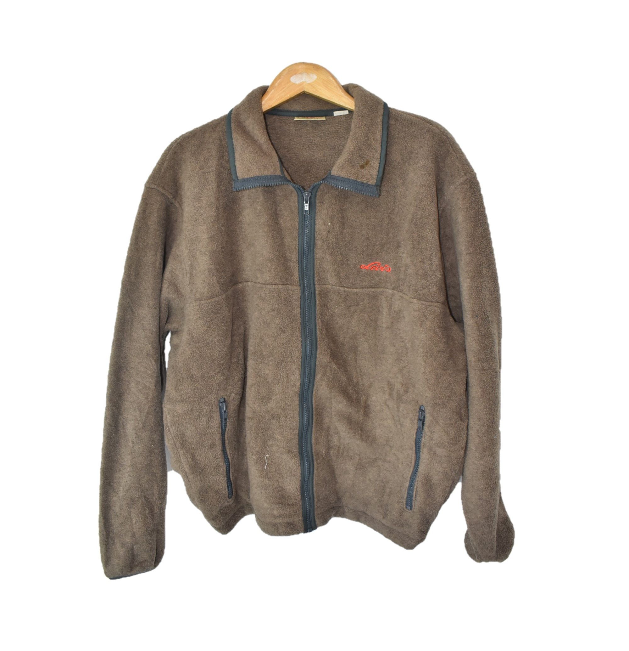 Levi's × Vintage Vintage Levis Fleece Jacket Size US L / EU 52-54 / 3 - 1 Thumbnail