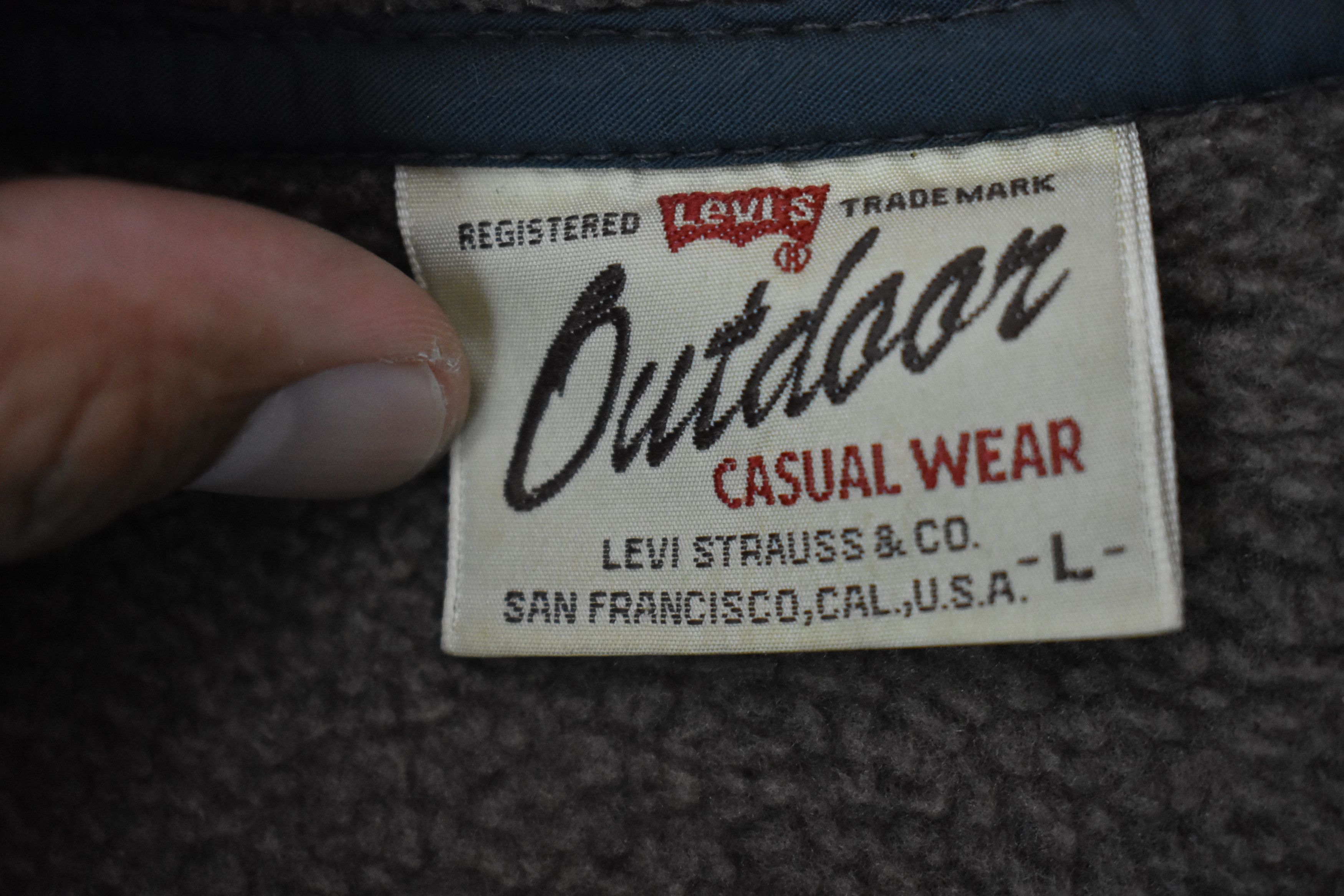 Levi's × Vintage Vintage Levis Fleece Jacket Size US L / EU 52-54 / 3 - 5 Thumbnail