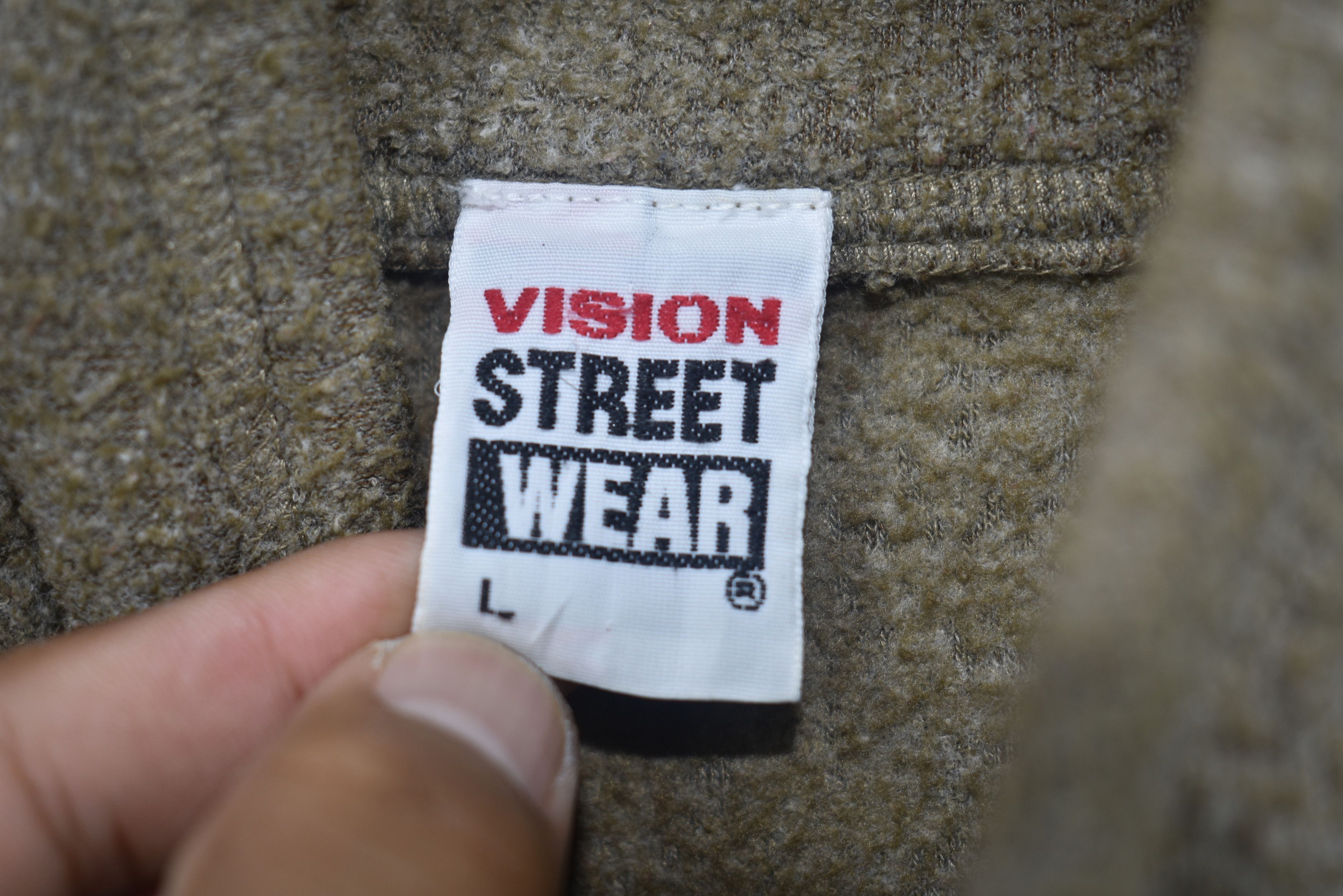 Vintage × Vision Streetwear Vtg 90s Vision streetwear fleece vest Size US L / EU 52-54 / 3 - 4 Thumbnail